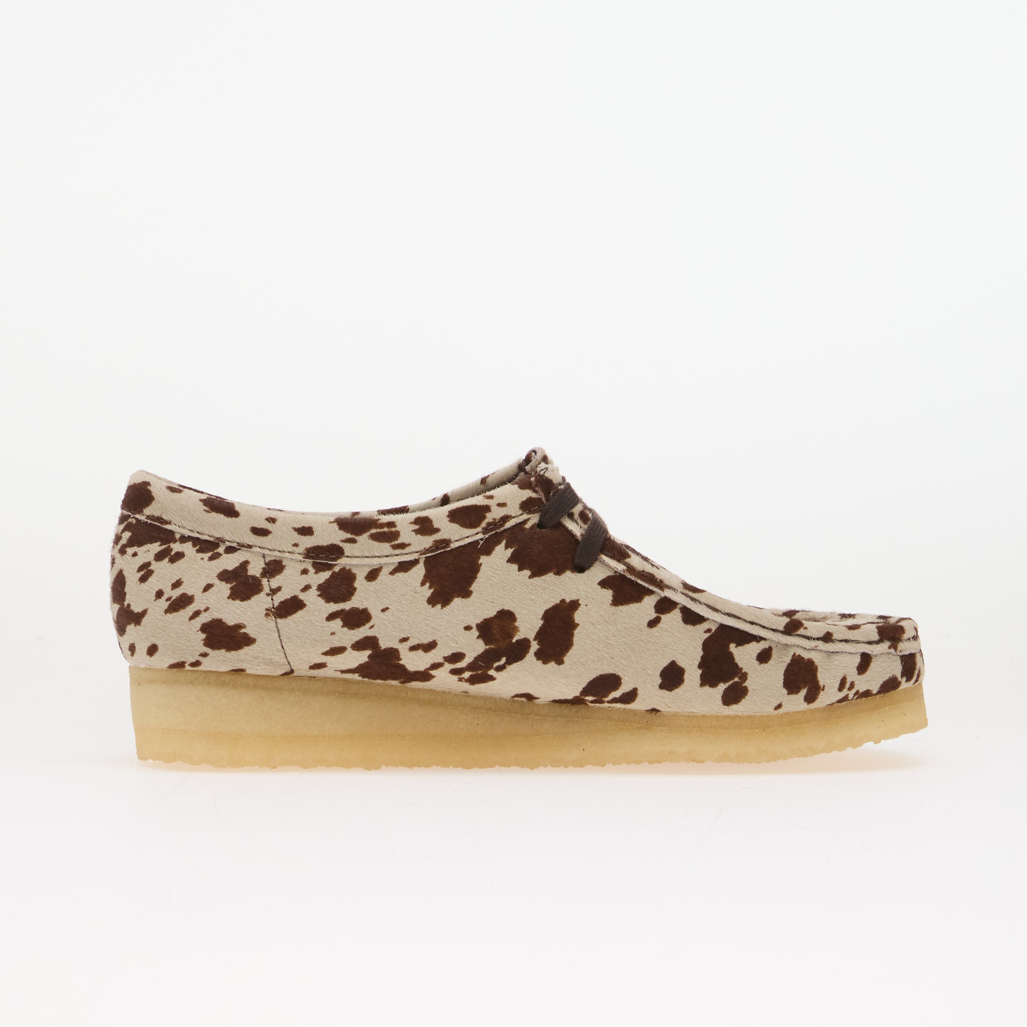 Clarks Originals Сникърси Wallabee Brown Cow Print