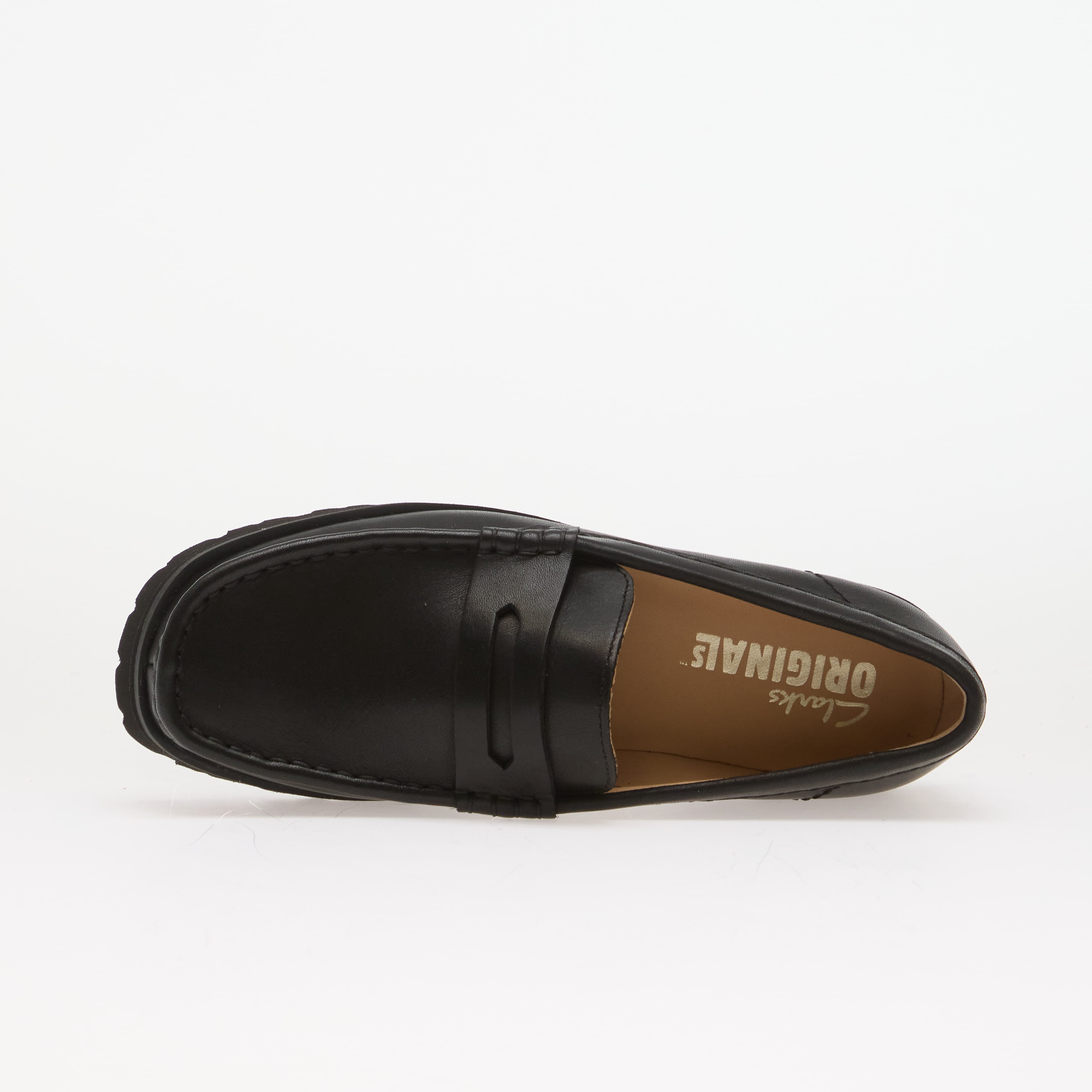 Clarks Originals Yukoner Penny Black Leather