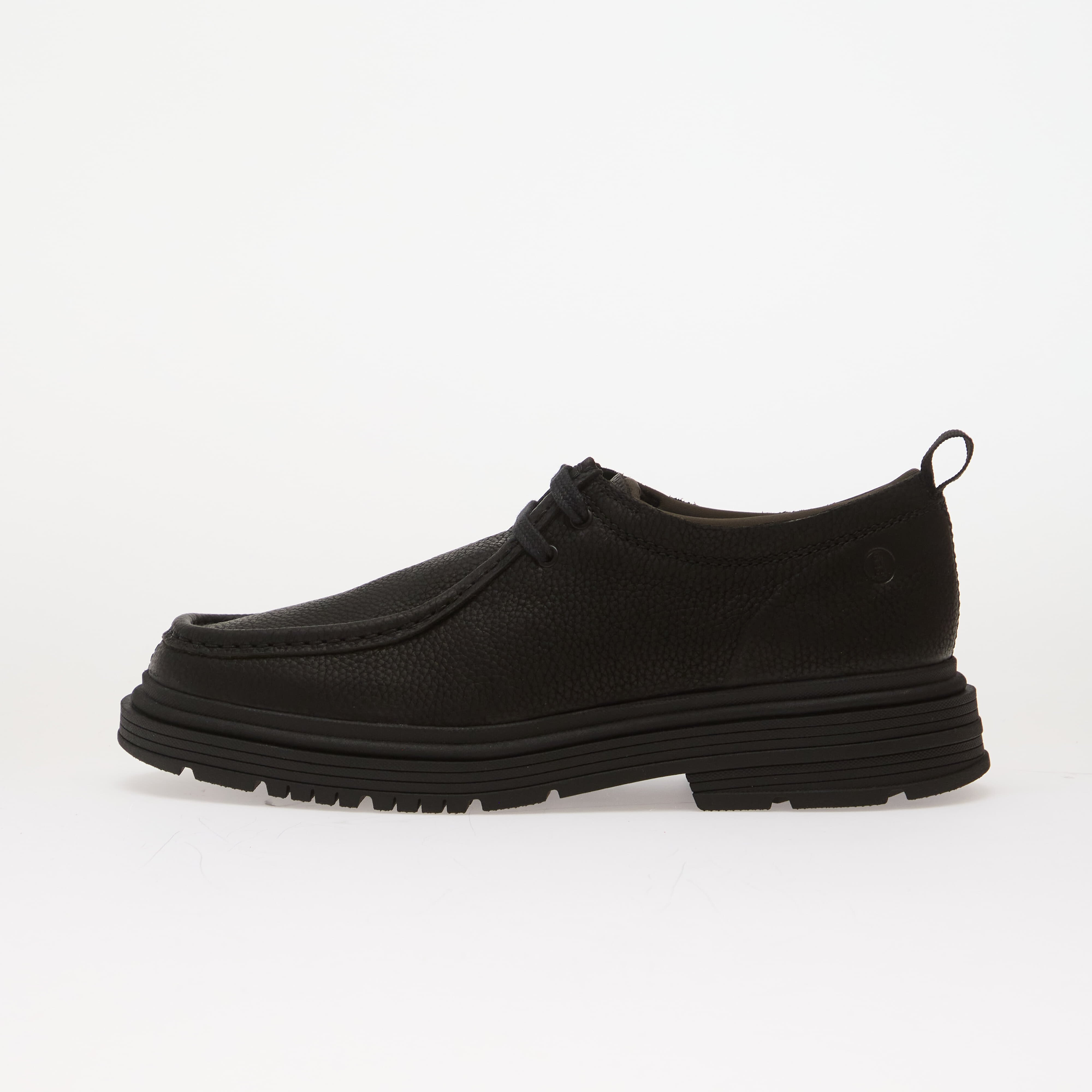 Clarks Сникърси Badbury Seam Black Leather