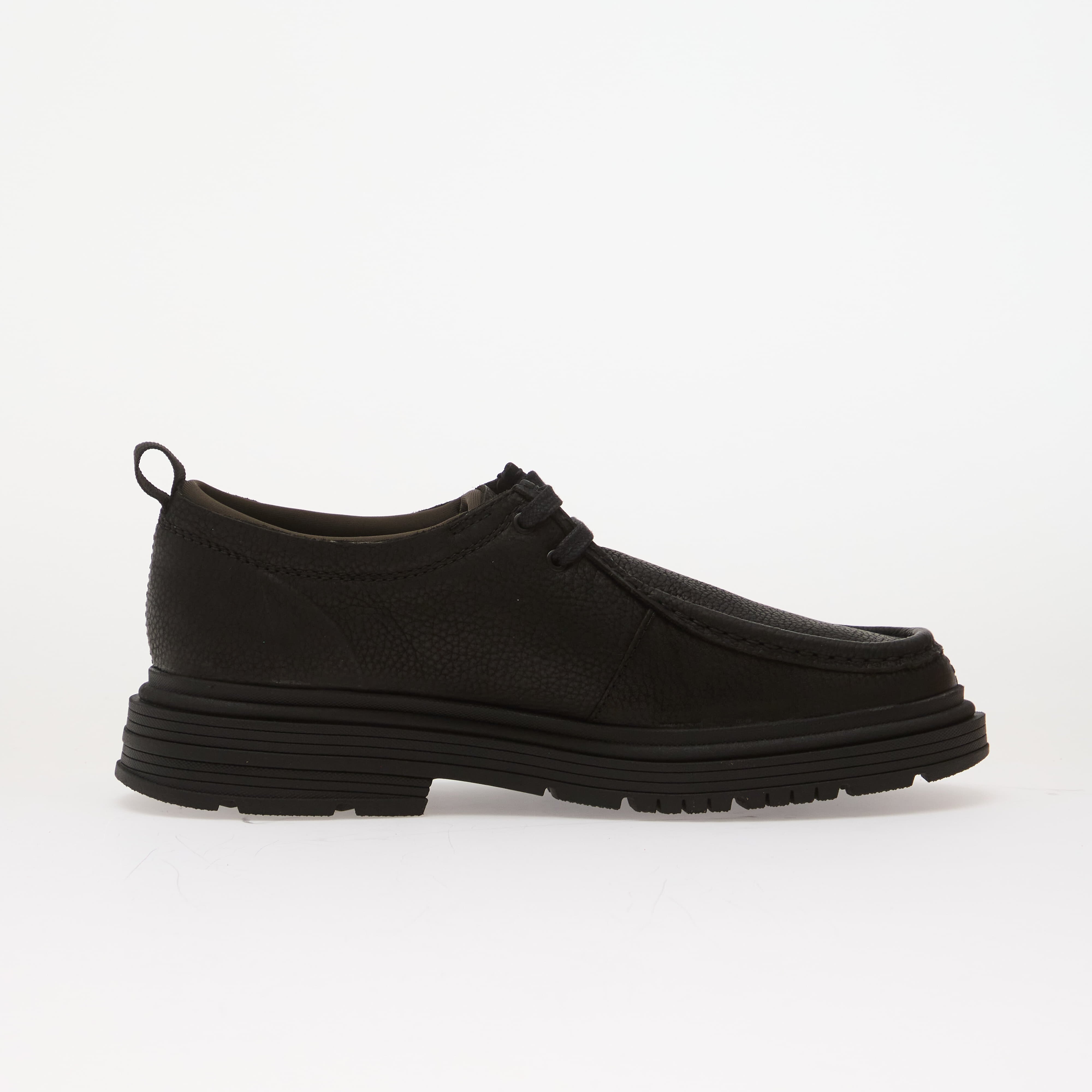Clarks Сникърси Badbury Seam Black Leather