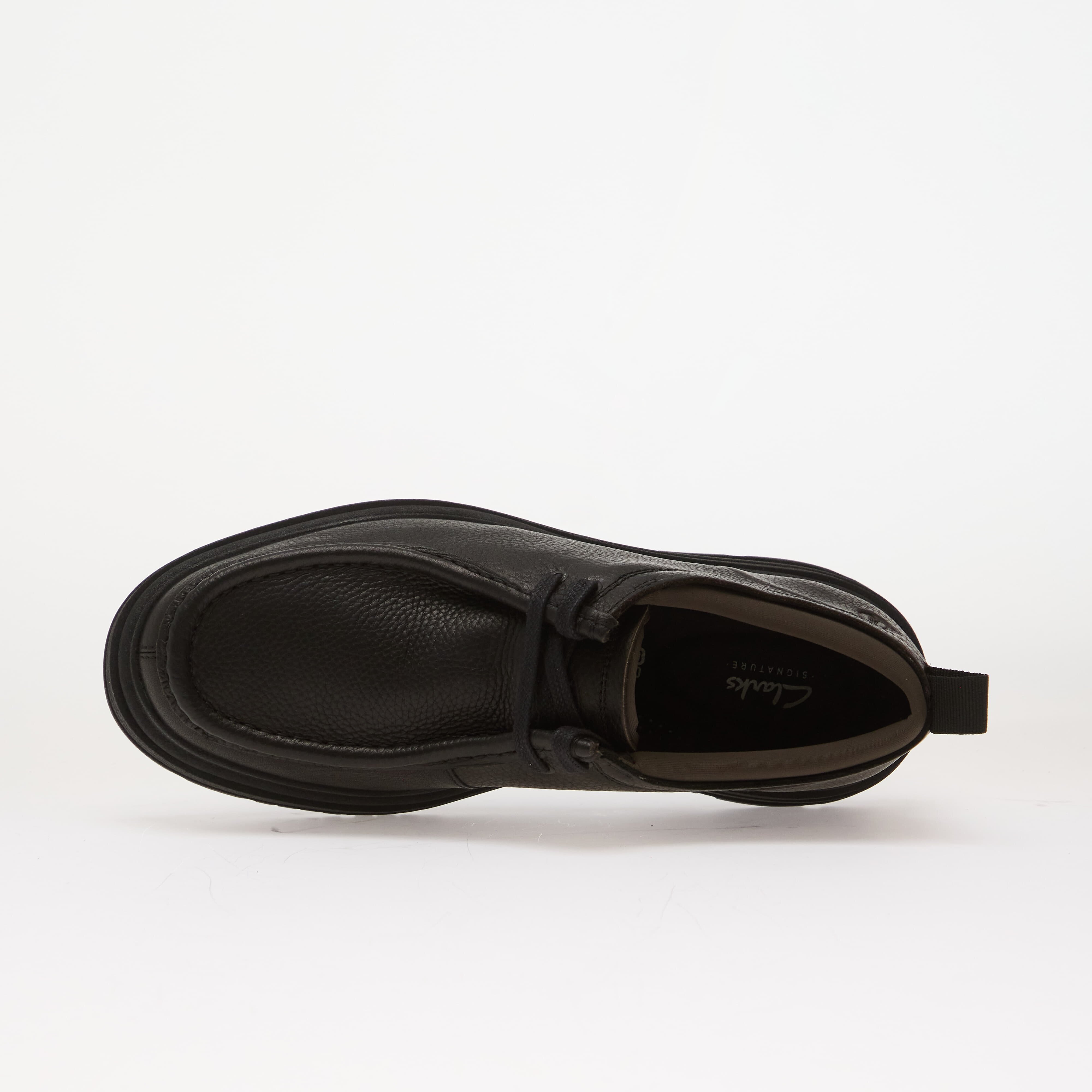 Clarks Сникърси Badbury Seam Black Leather