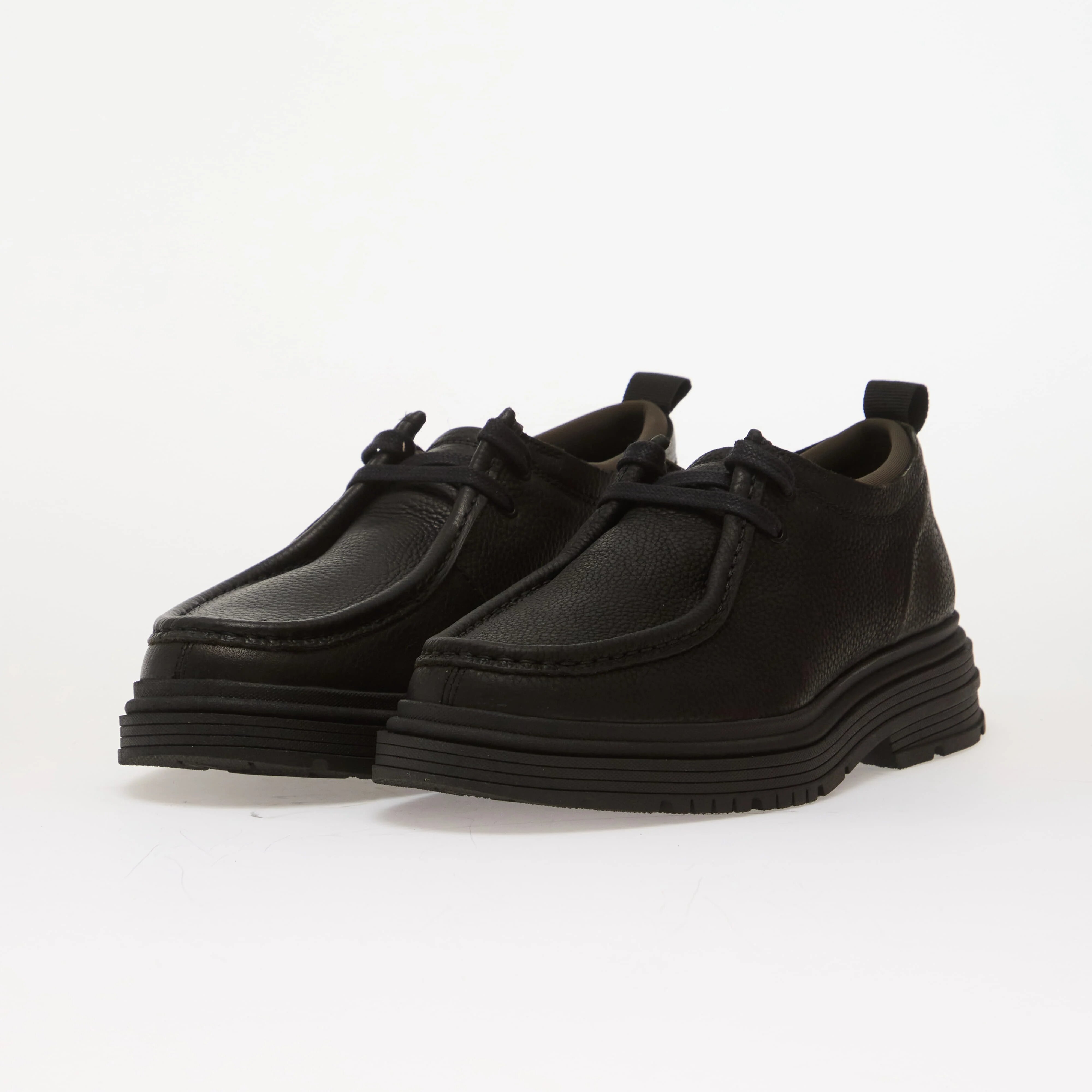 Clarks Сникърси Badbury Seam Black Leather