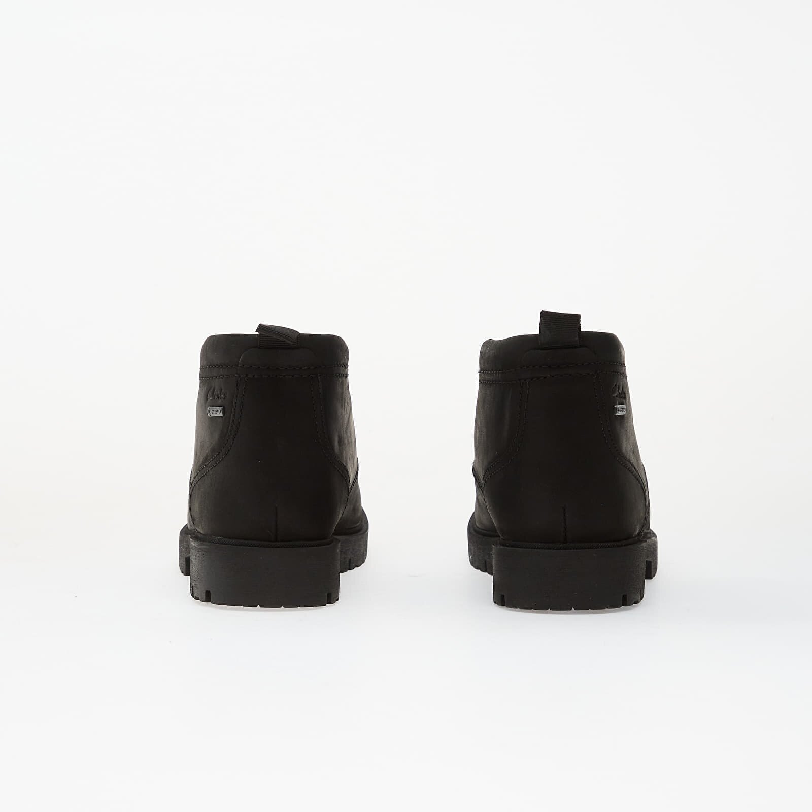 Clarks Сникърси Berhill MidGTX Black WLined Lea
