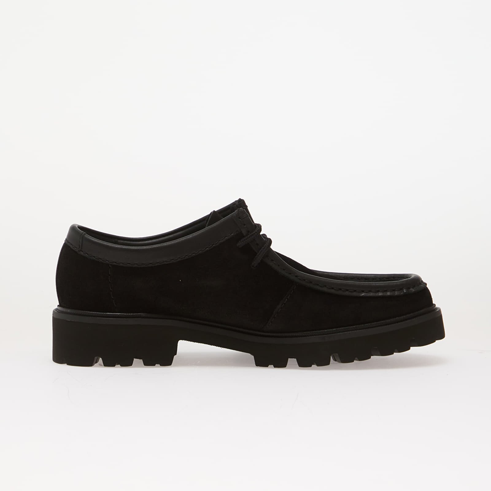 Clarks Сникърси Cleyhill Seam Black Suede