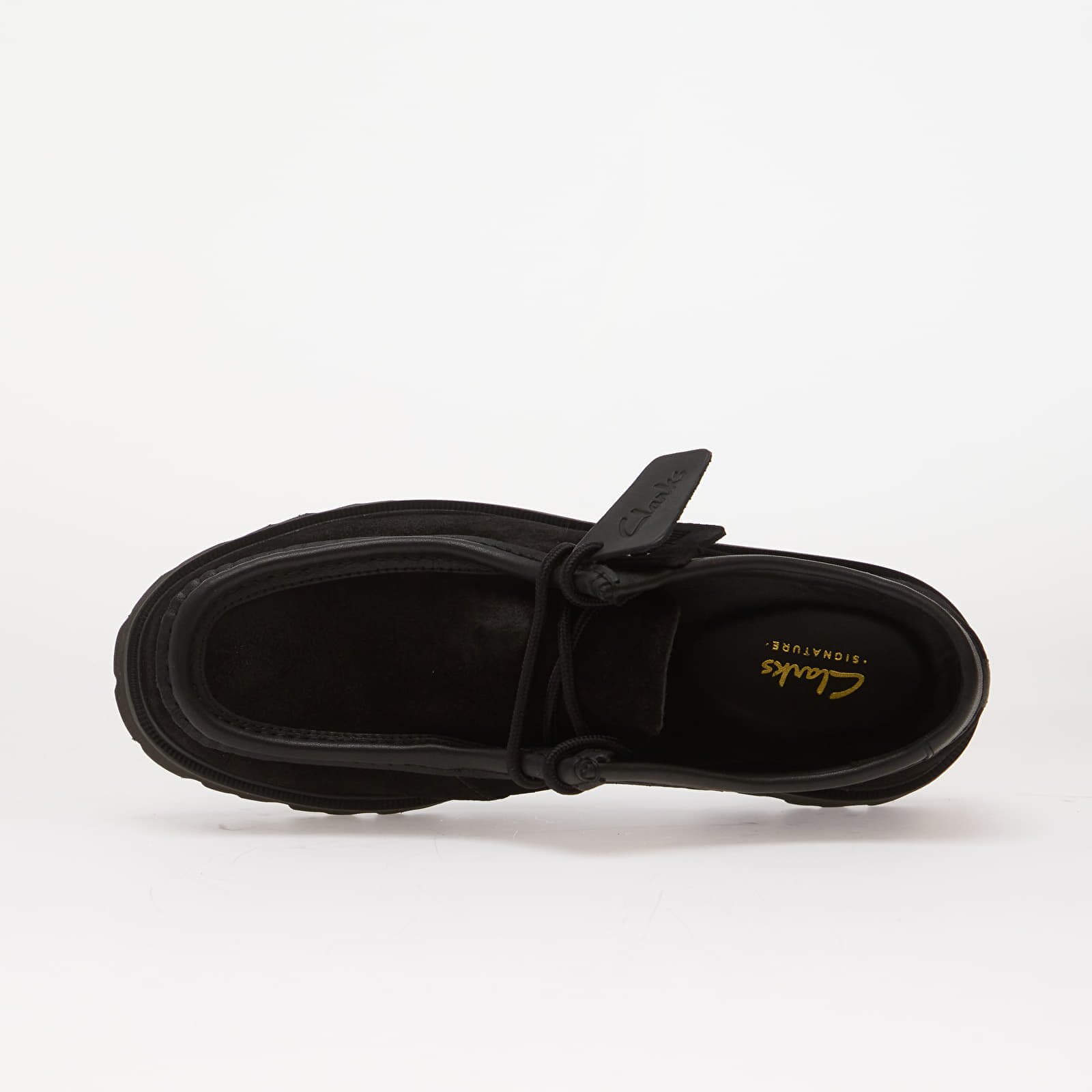 Clarks Сникърси Cleyhill Seam Black Suede