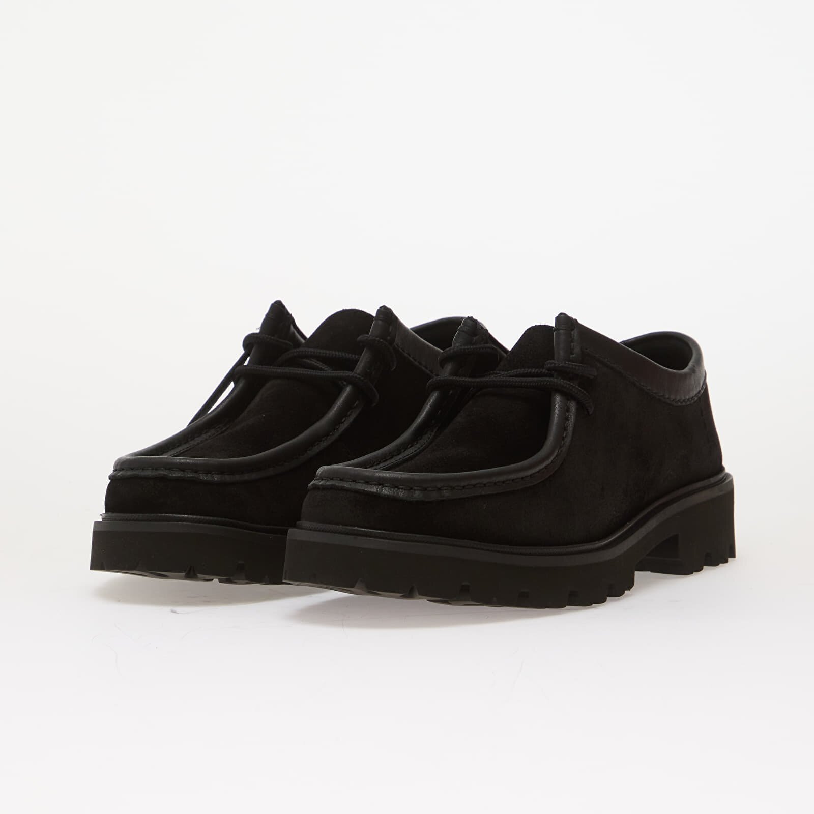 Clarks Сникърси Cleyhill Seam Black Suede