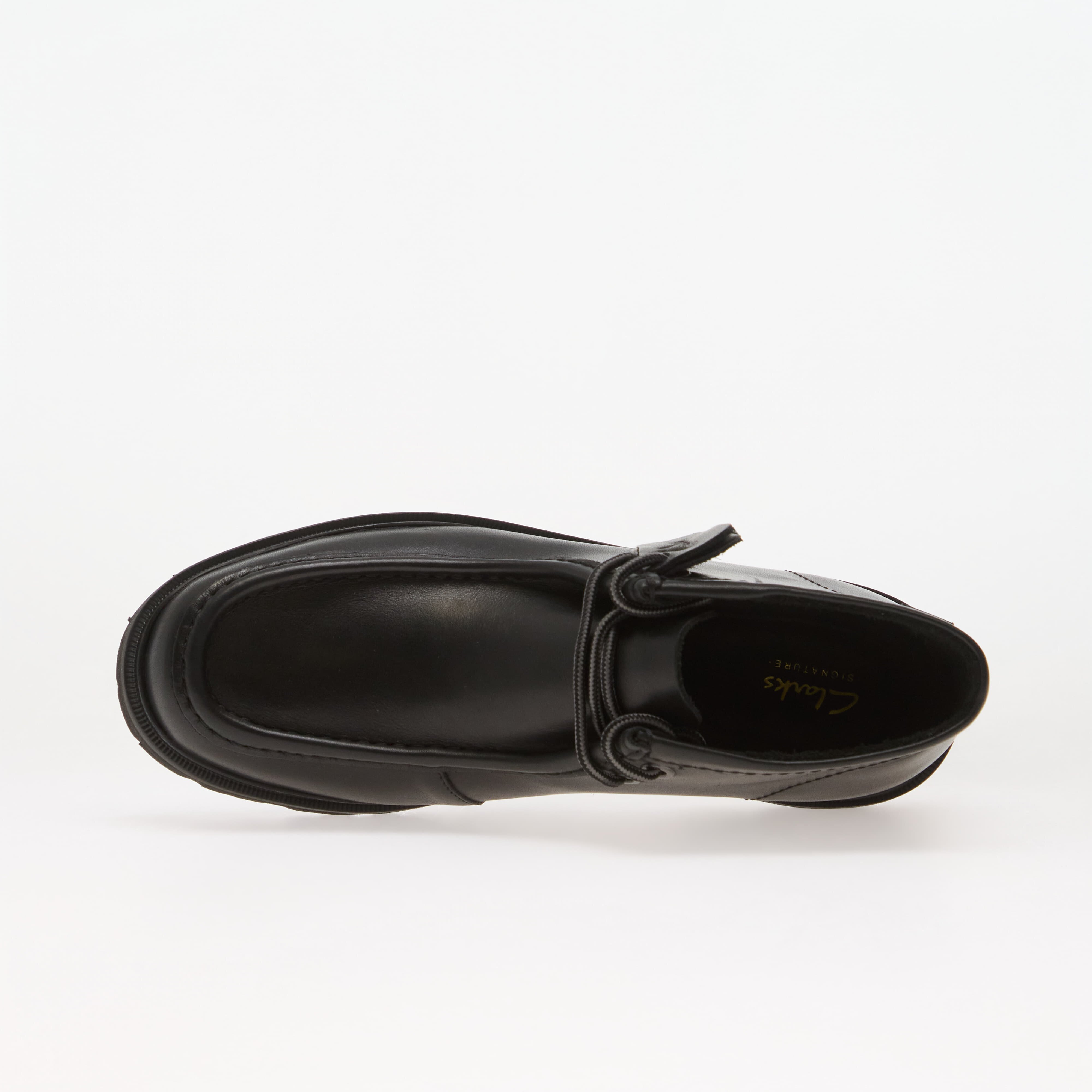 Clarks Сникърси Cleyhill Top Leather Black