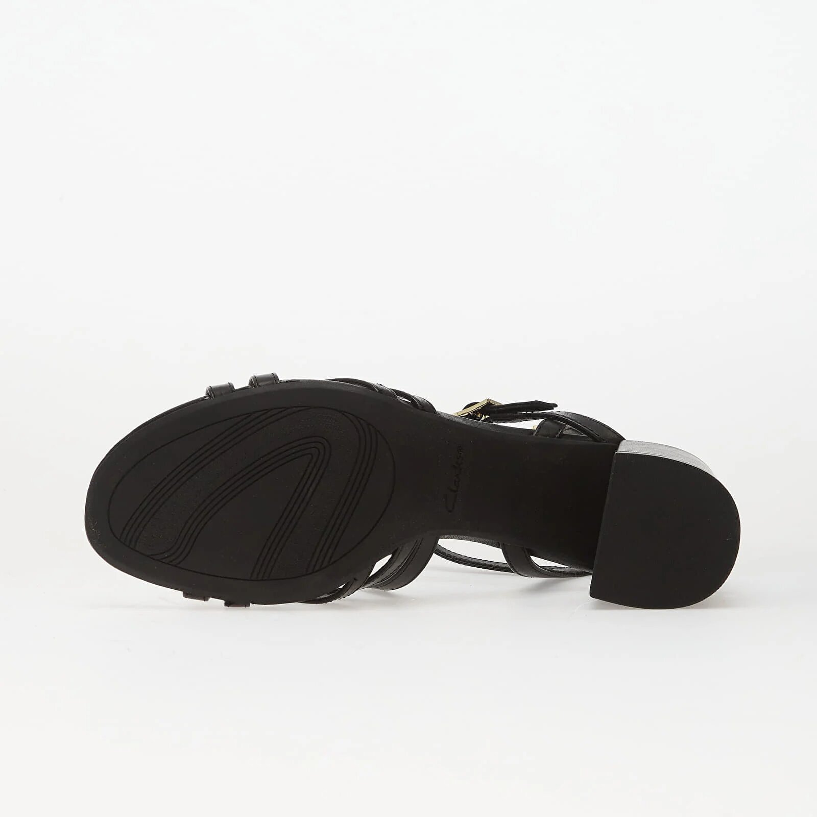 Clarks Сникърси Ezoria Strap Black Leather