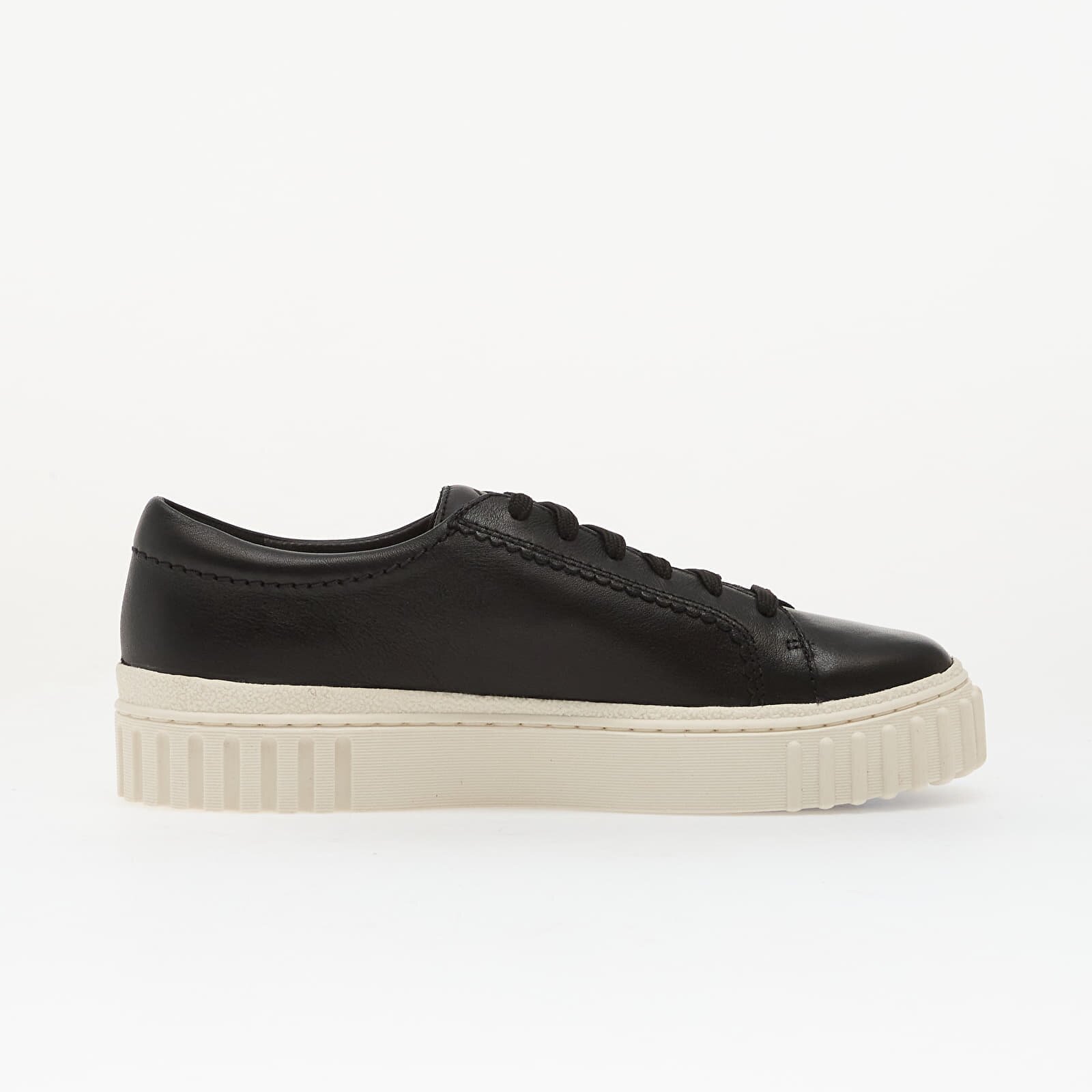 Clarks Сникърси Mayhill Walk Black Leather