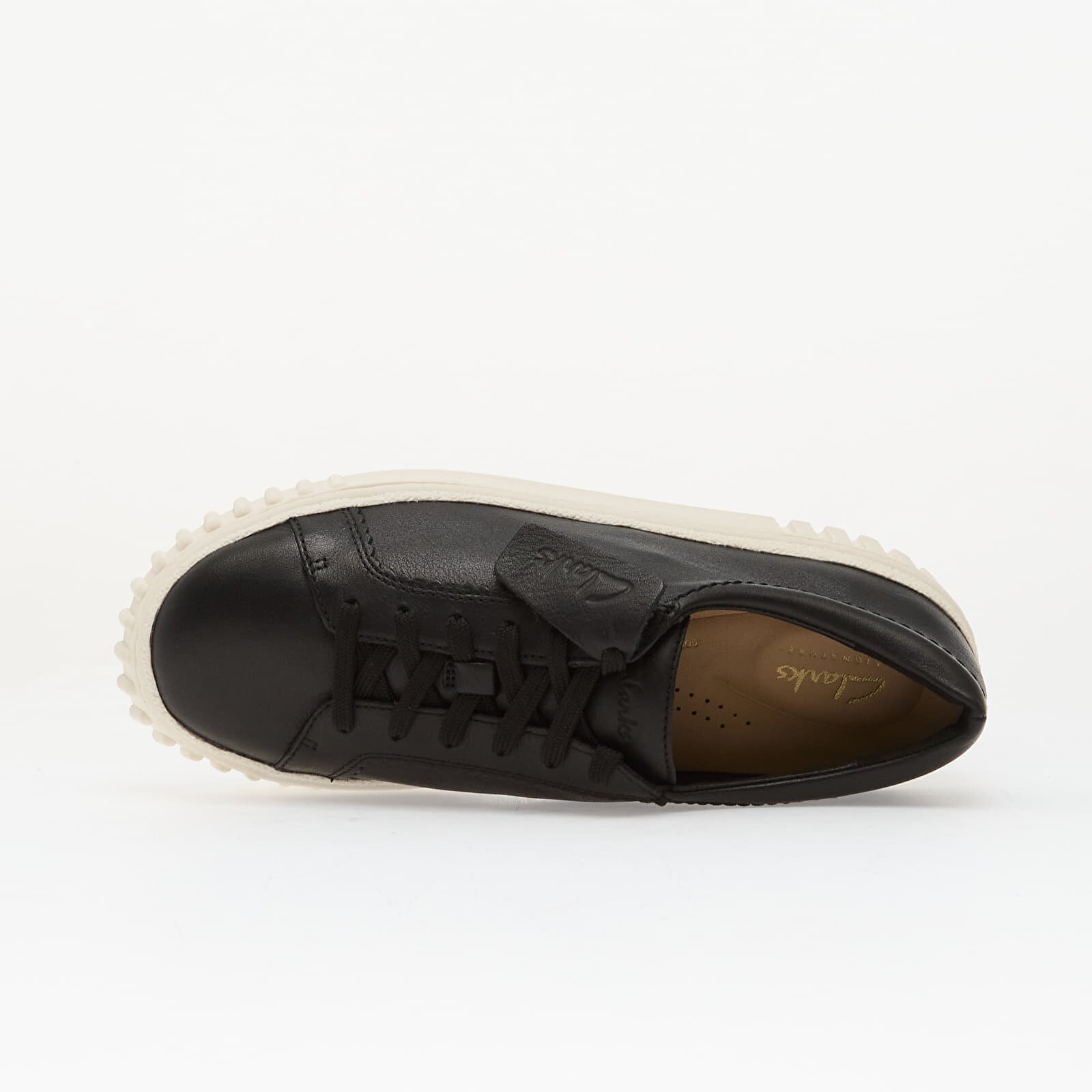 Clarks Сникърси Mayhill Walk Black Leather