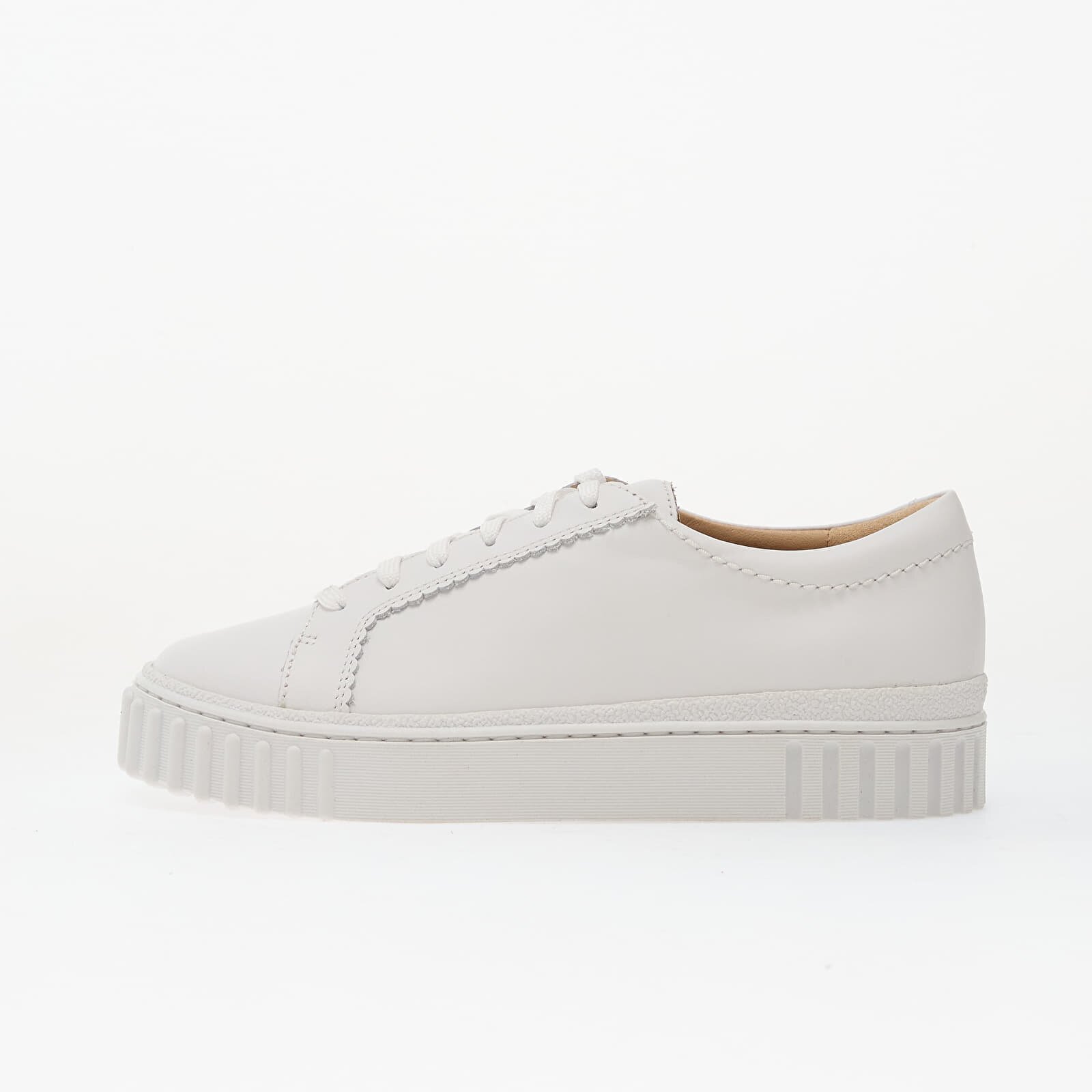 Clarks Сникърси Mayhill Walk White Leather