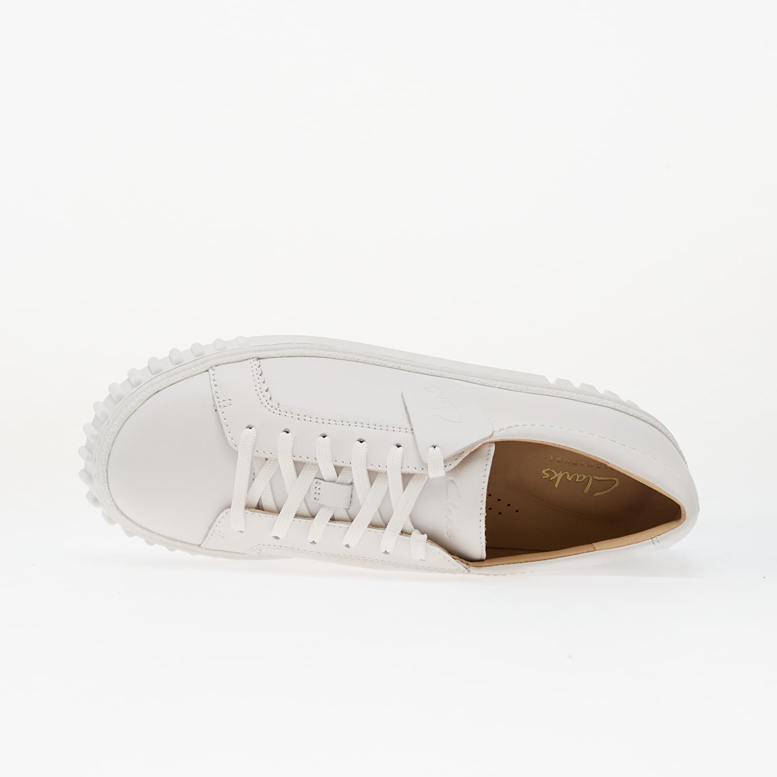 Clarks Сникърси Mayhill Walk White Leather