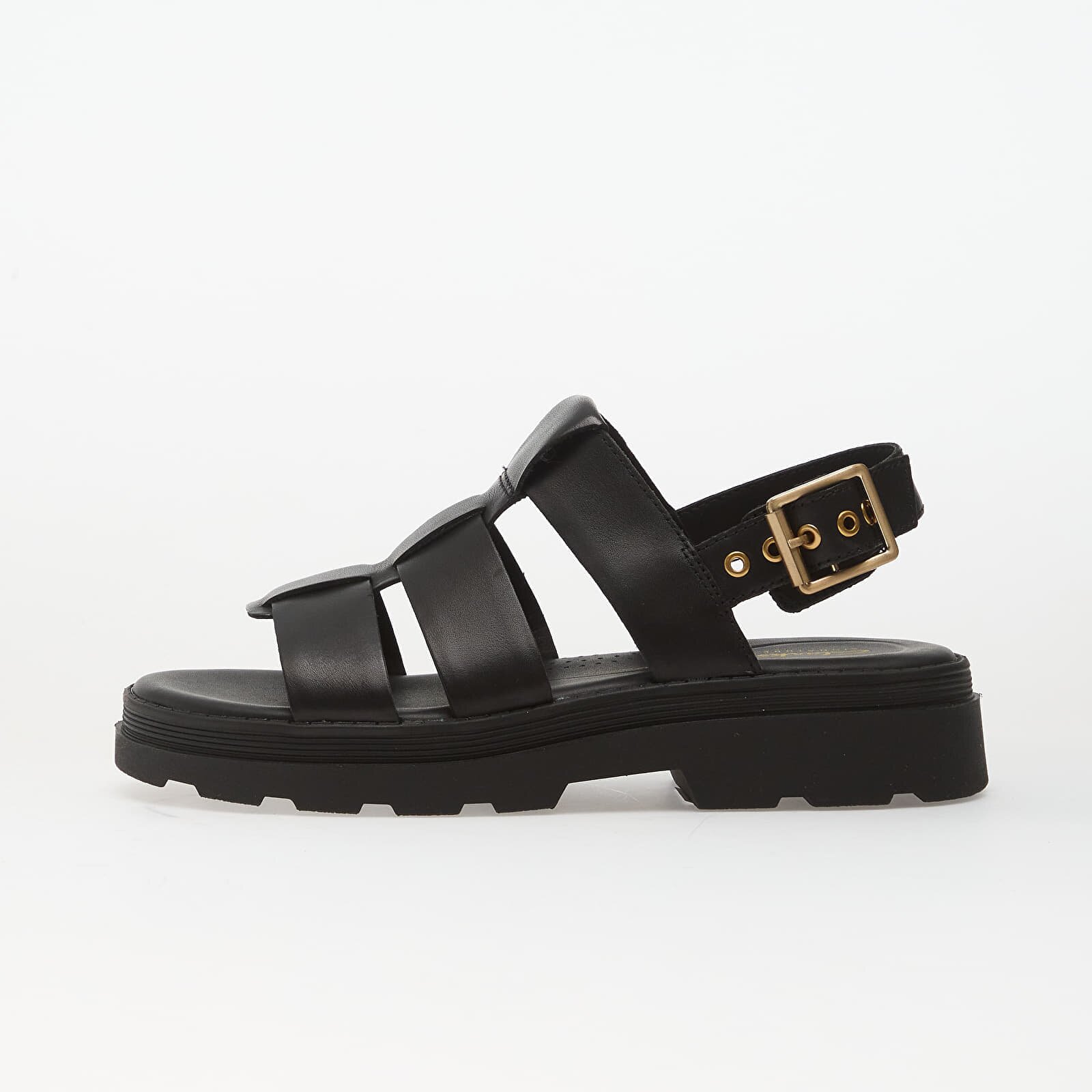 Clarks Сникърси Orinoco3 Strap Black Leather