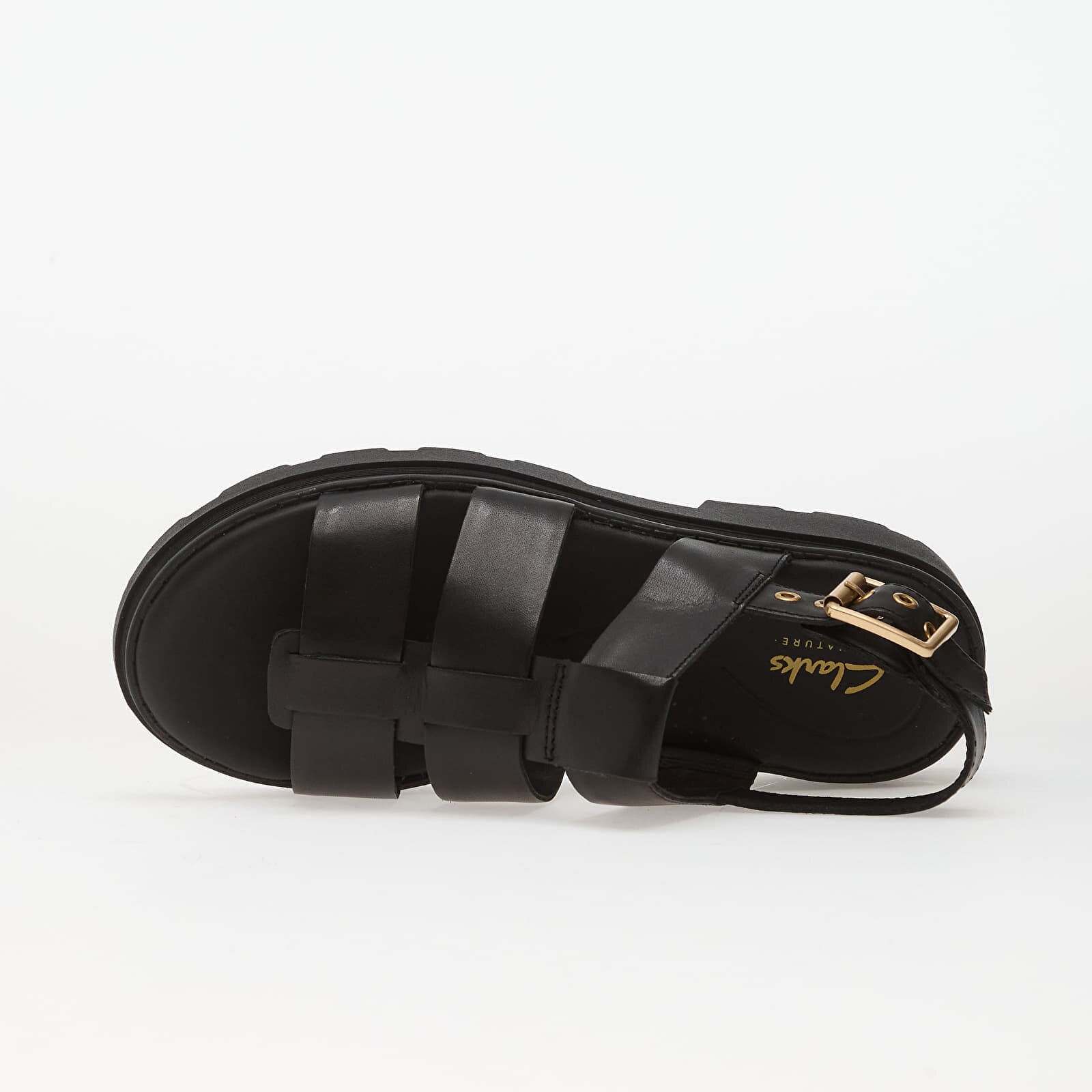 Clarks Сникърси Orinoco3 Strap Black Leather