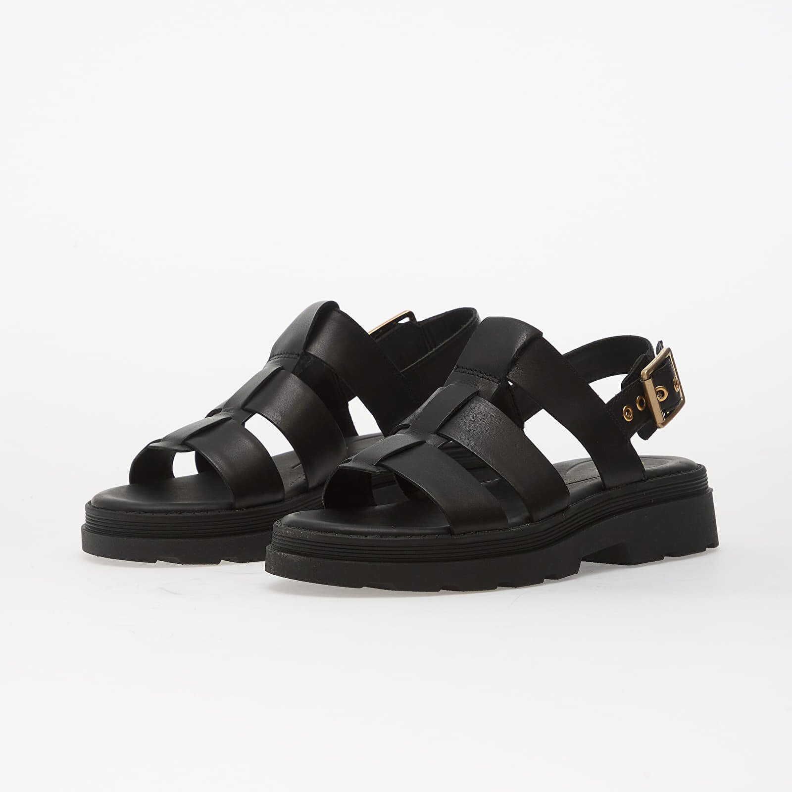 Clarks Сникърси Orinoco3 Strap Black Leather