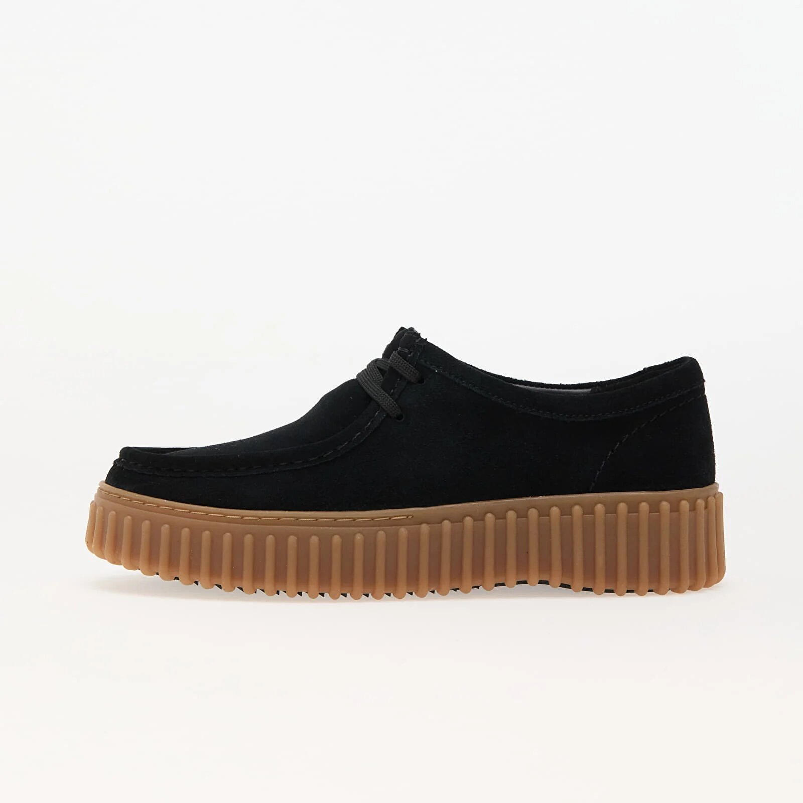 Clarks Сникърси Torhill Bee Black Suede