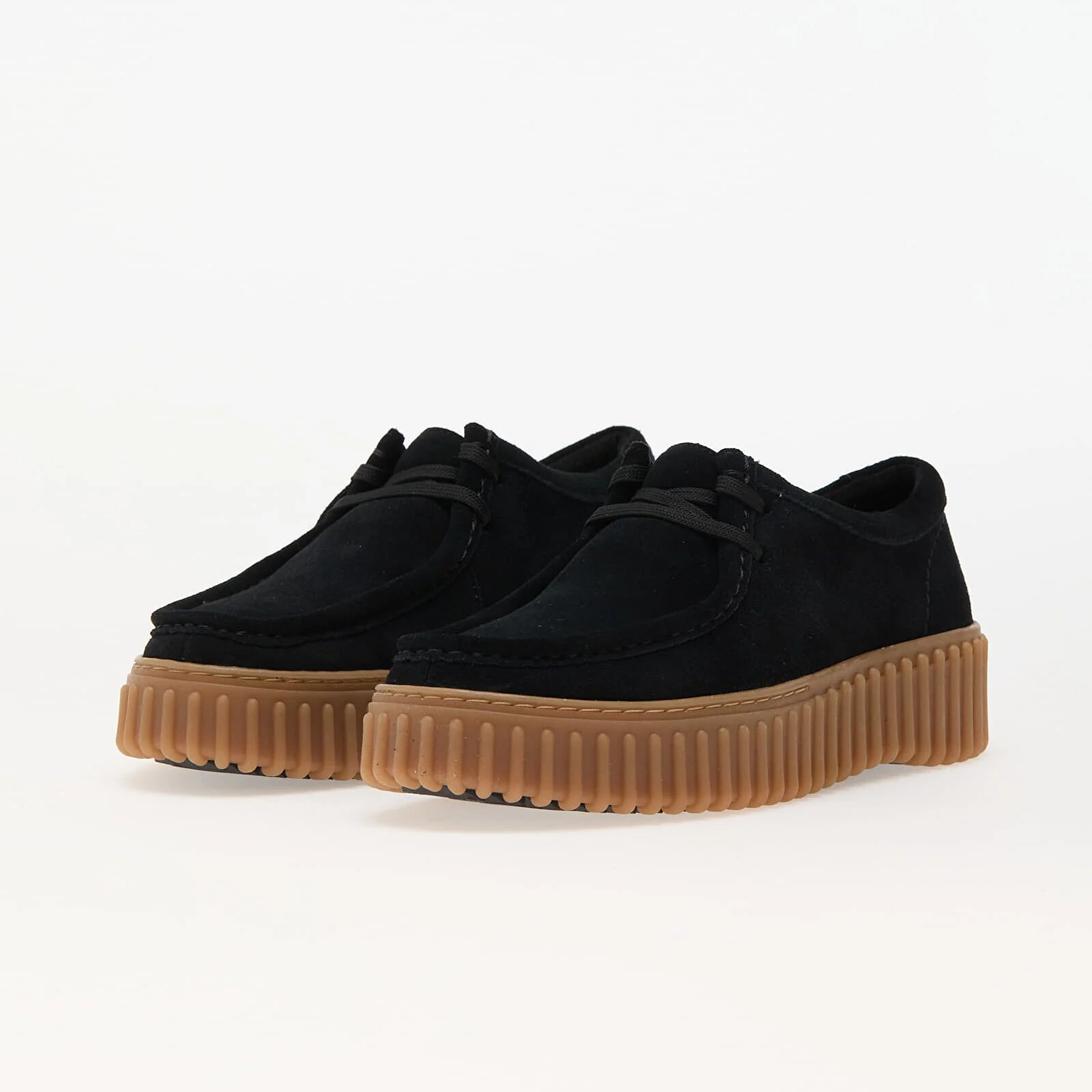 Clarks Сникърси Torhill Bee Black Suede