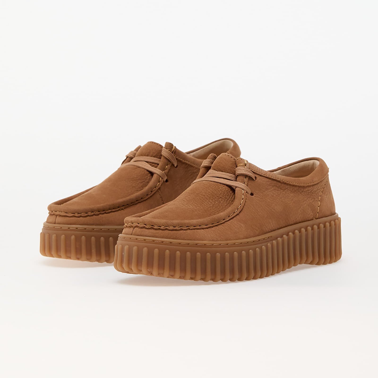 Clarks Сникърси Torhill Bee Light Tan Nubuck