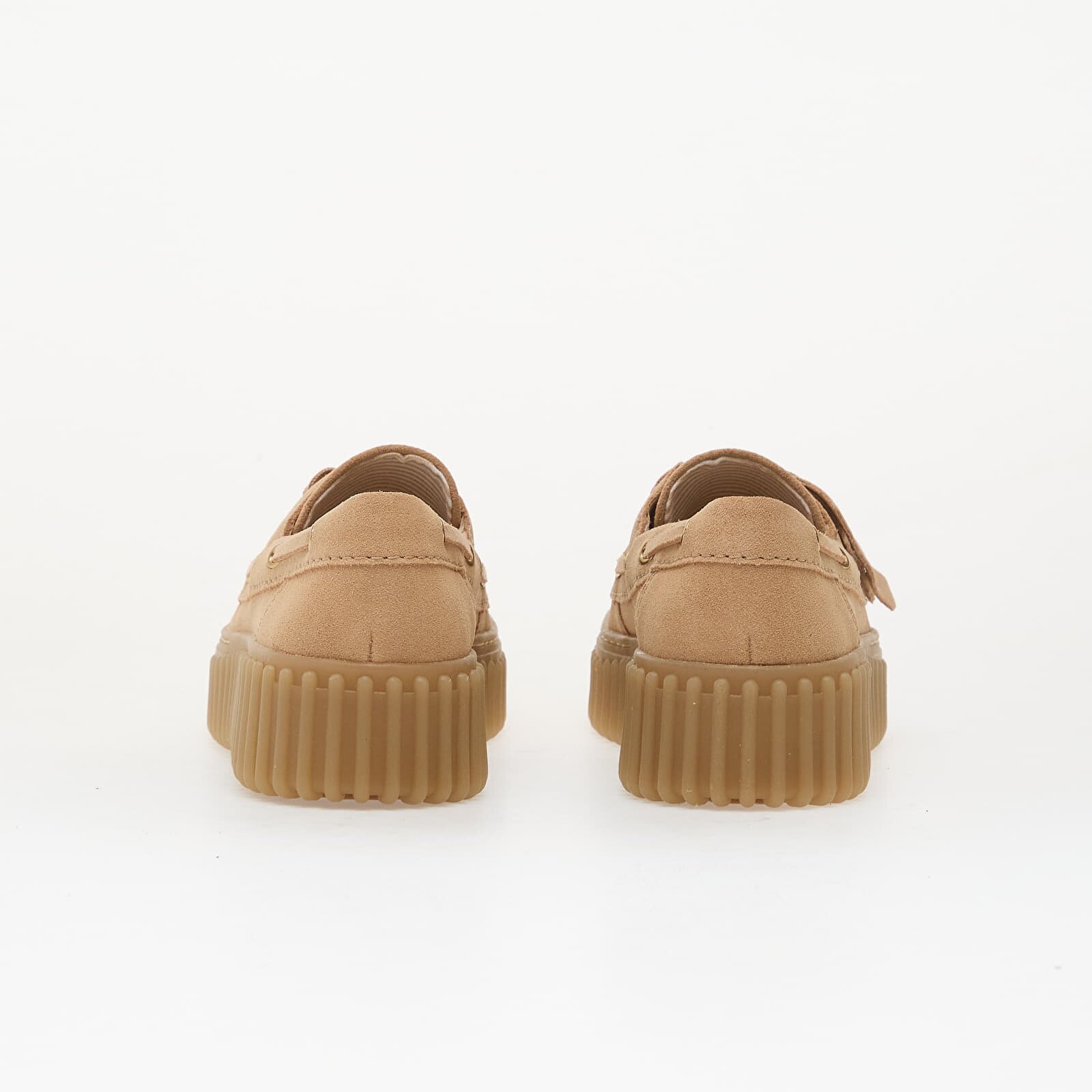 Clarks Сникърси Torhill Boat Beige Suede