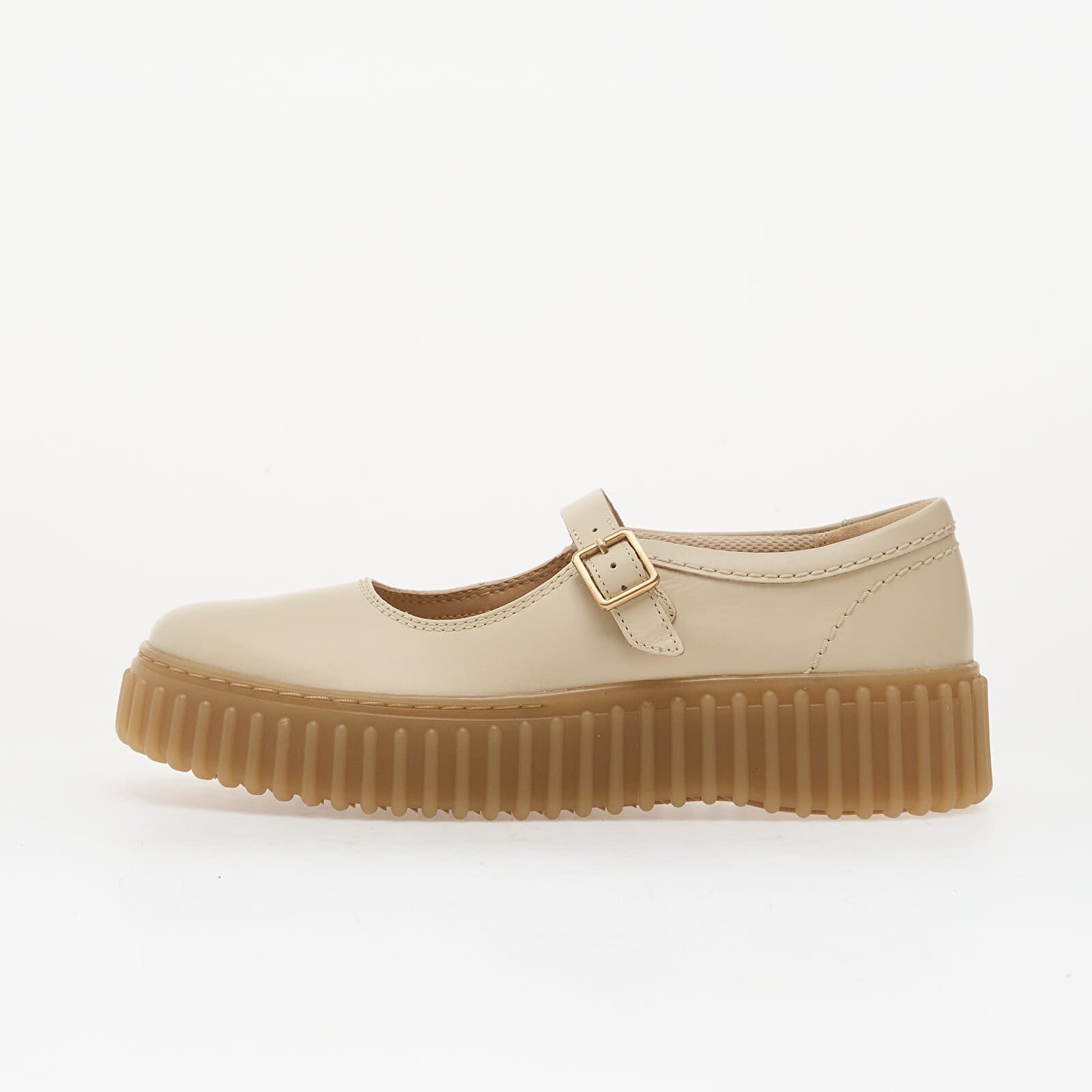 Clarks Сникърси Torhill Jane Cream Leather