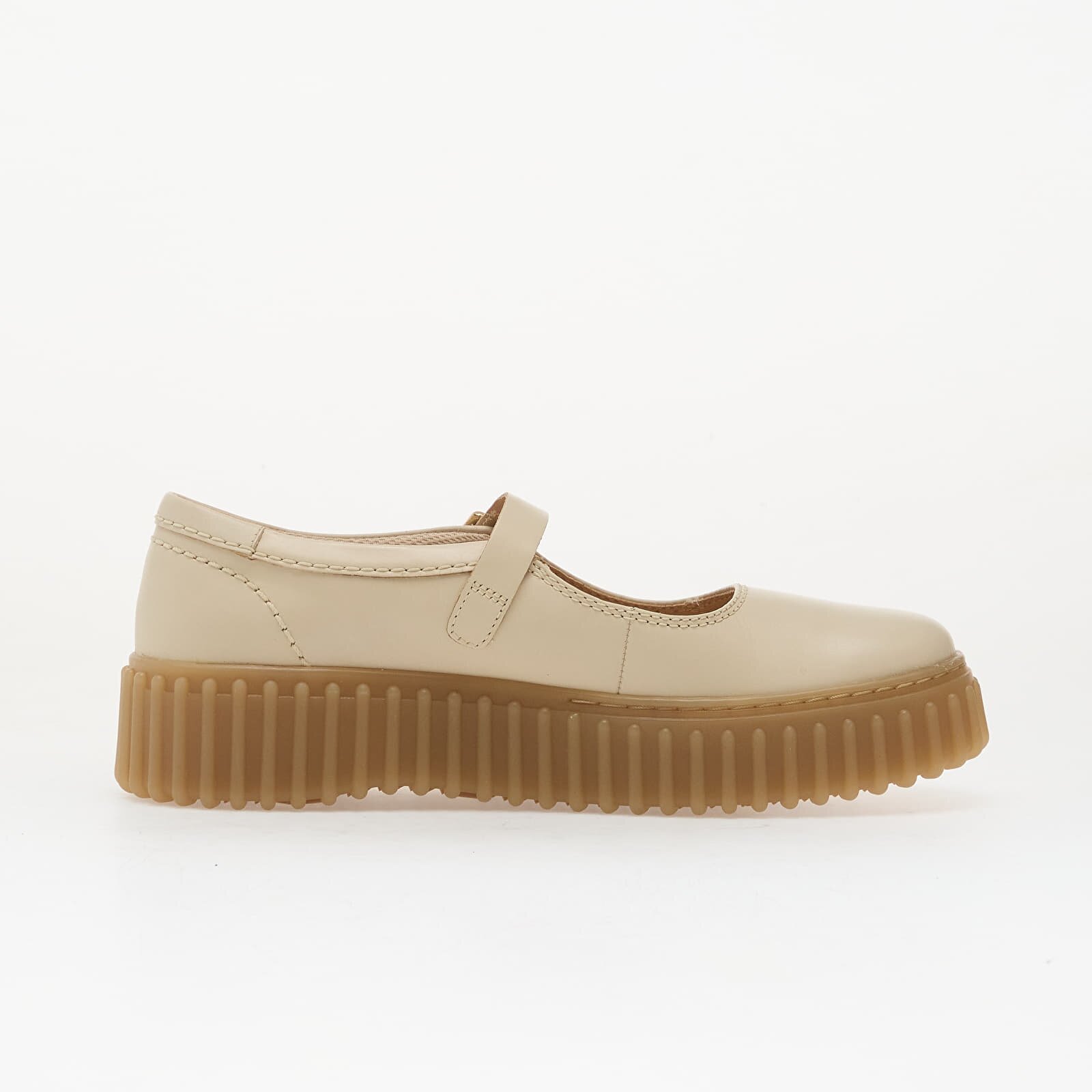 Clarks Сникърси Torhill Jane Cream Leather