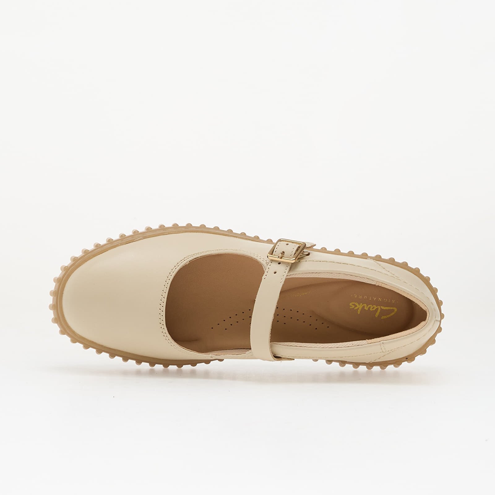 Clarks Сникърси Torhill Jane Cream Leather
