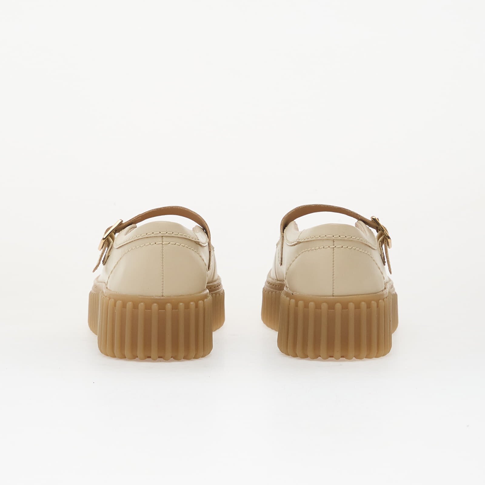 Clarks Сникърси Torhill Jane Cream Leather