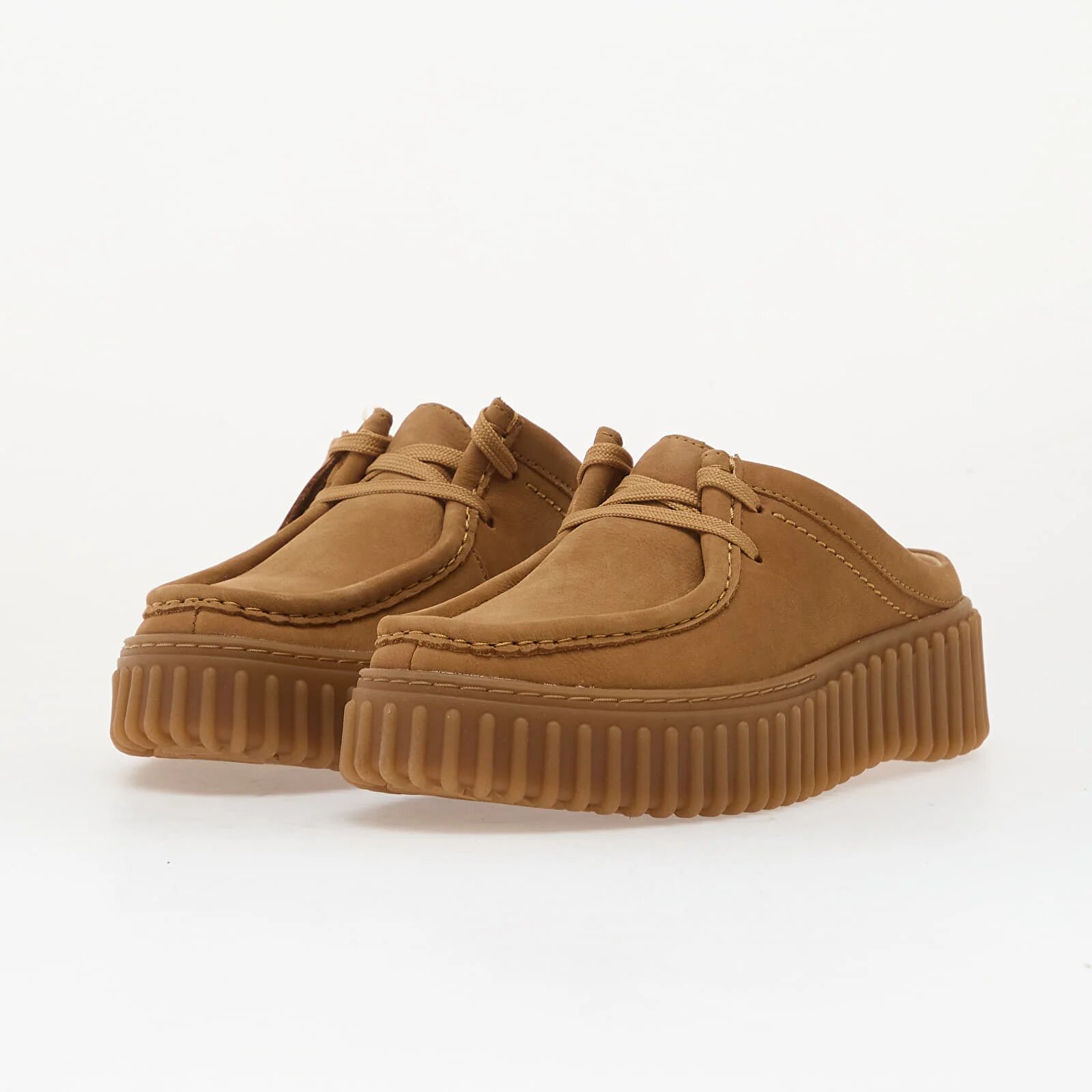 Clarks Сникърси Torhill Mule Light Tan Nubuck