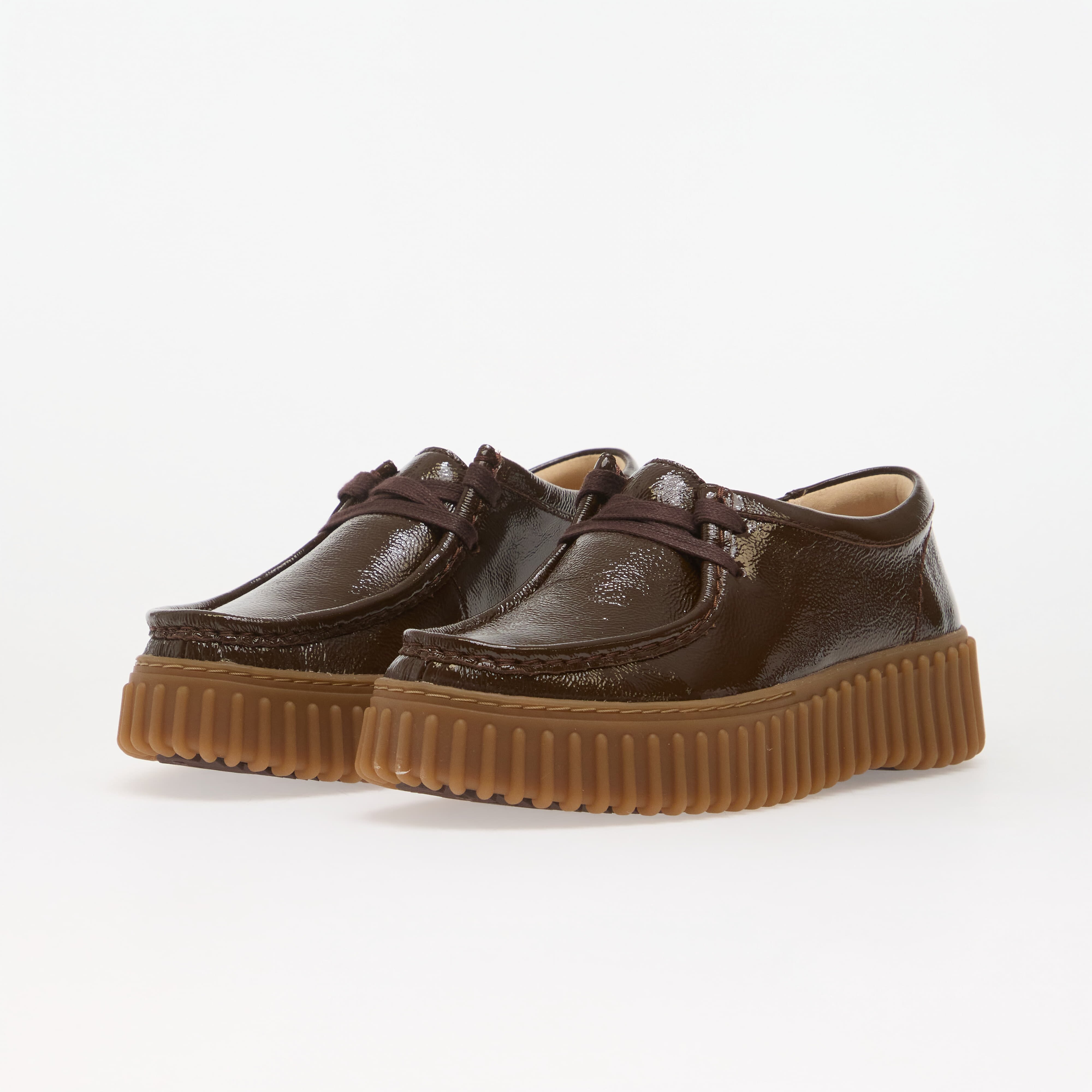 Clarks Torhill Bee Patent Dark Brown