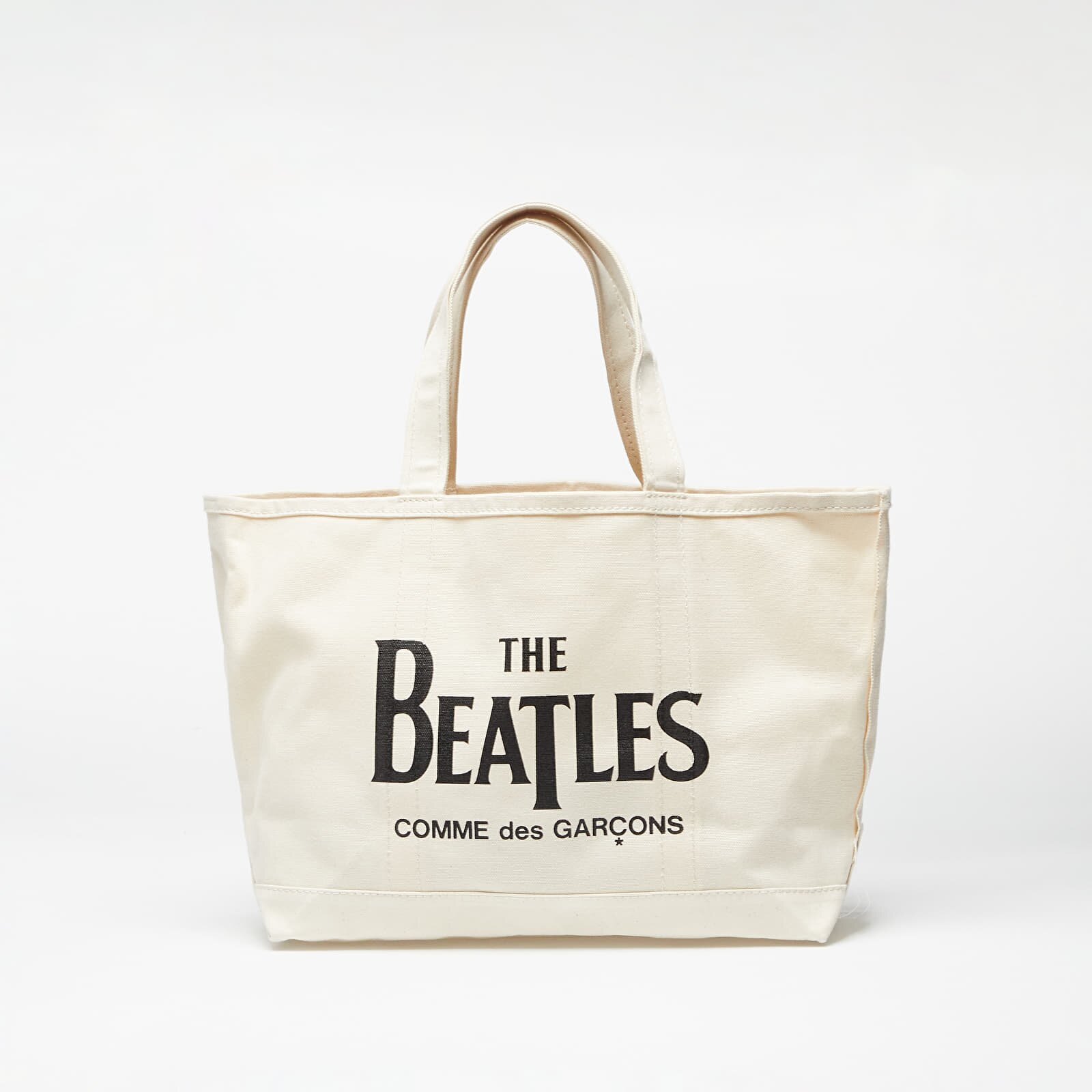 Comme des Garçons PLAY Чанта Comme des Garçons x The Beatles Shopper Bag Beige