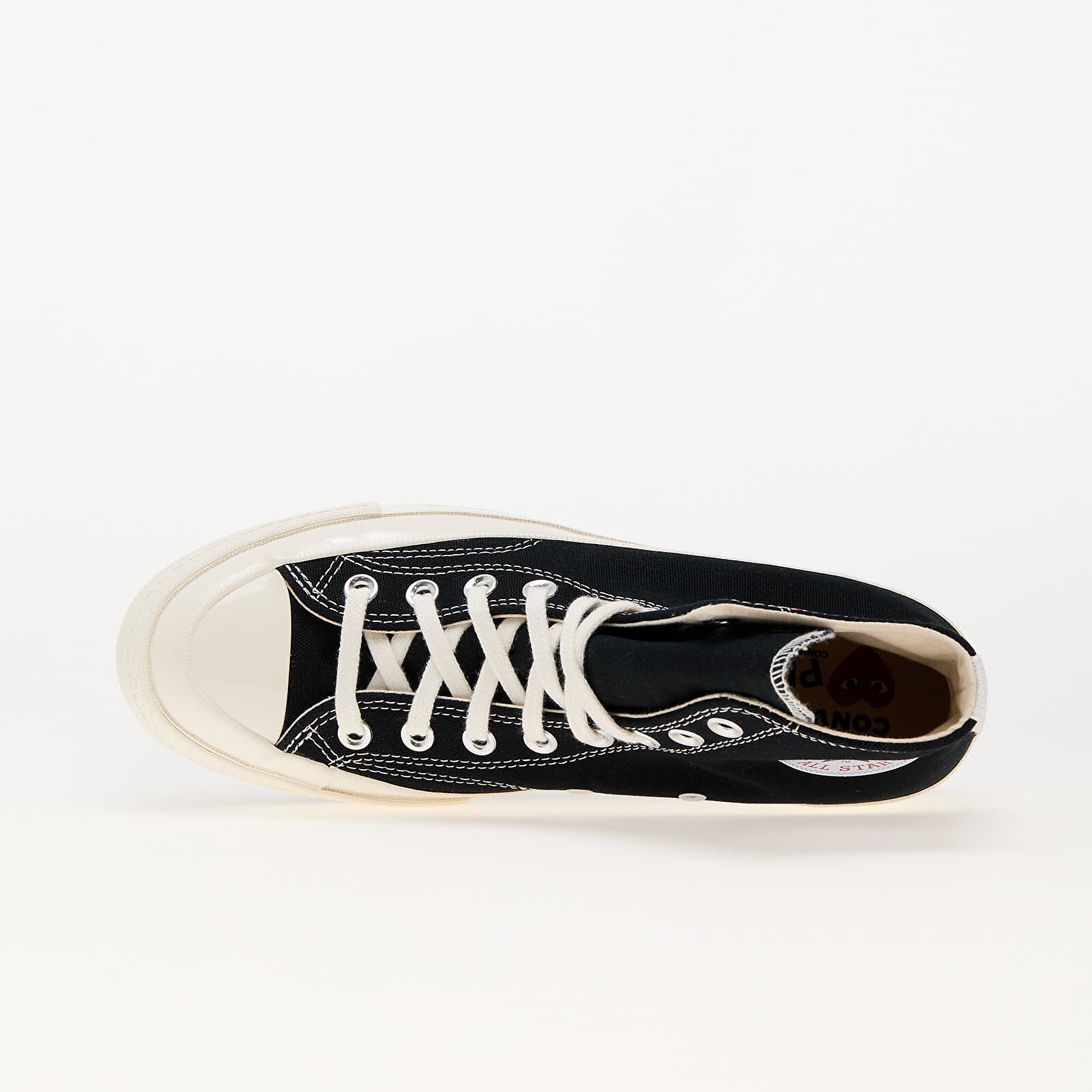 Comme des Garçons PLAY Сникърси Converse x Chuck 70 Hi Black/ Red/ Egret