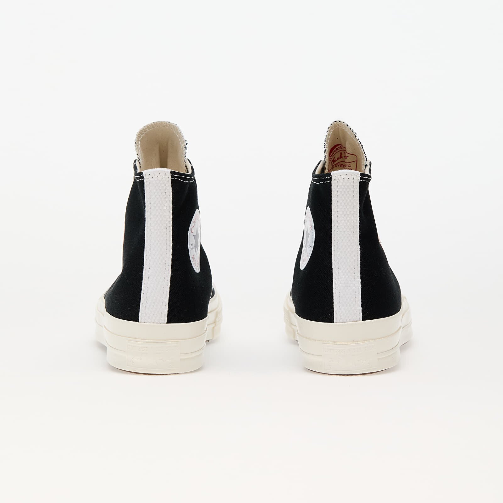 Comme des Garçons PLAY Сникърси Converse x Chuck 70 Hi Black/ Red/ Egret
