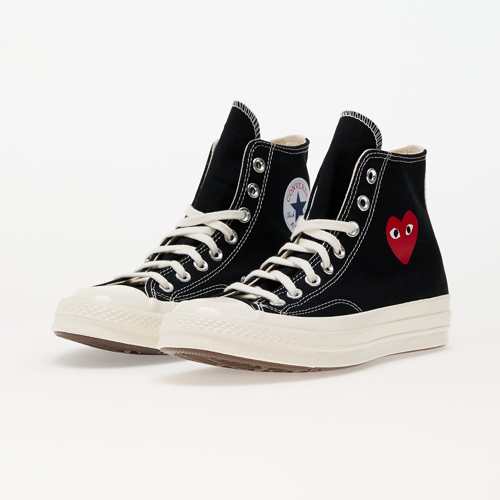 Comme des Garçons PLAY Сникърси Converse x Chuck 70 Hi Black/ Red/ Egret