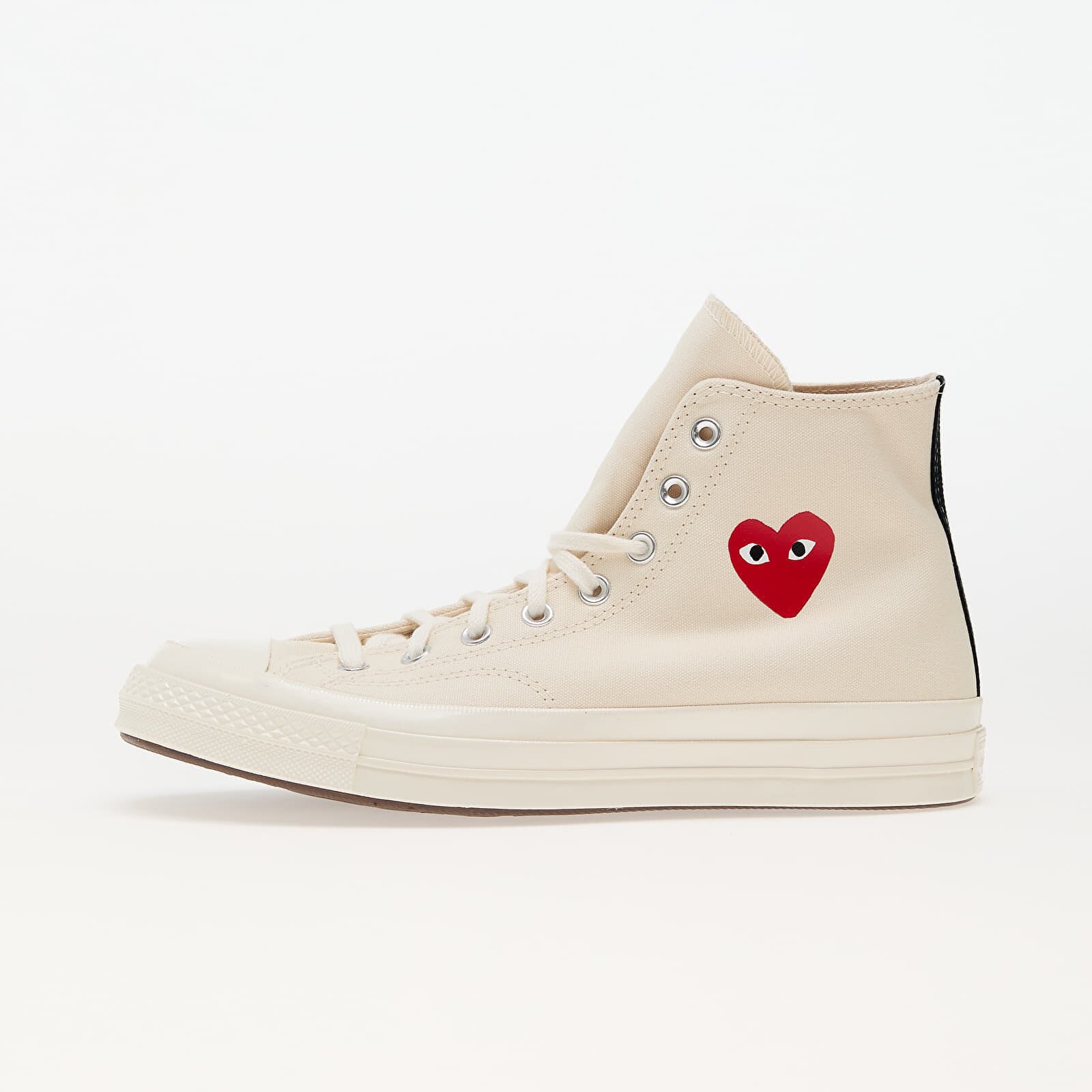 Comme des Garçons PLAY Сникърси Converse x Chuck 70 Hi Milk/ Red/ Black