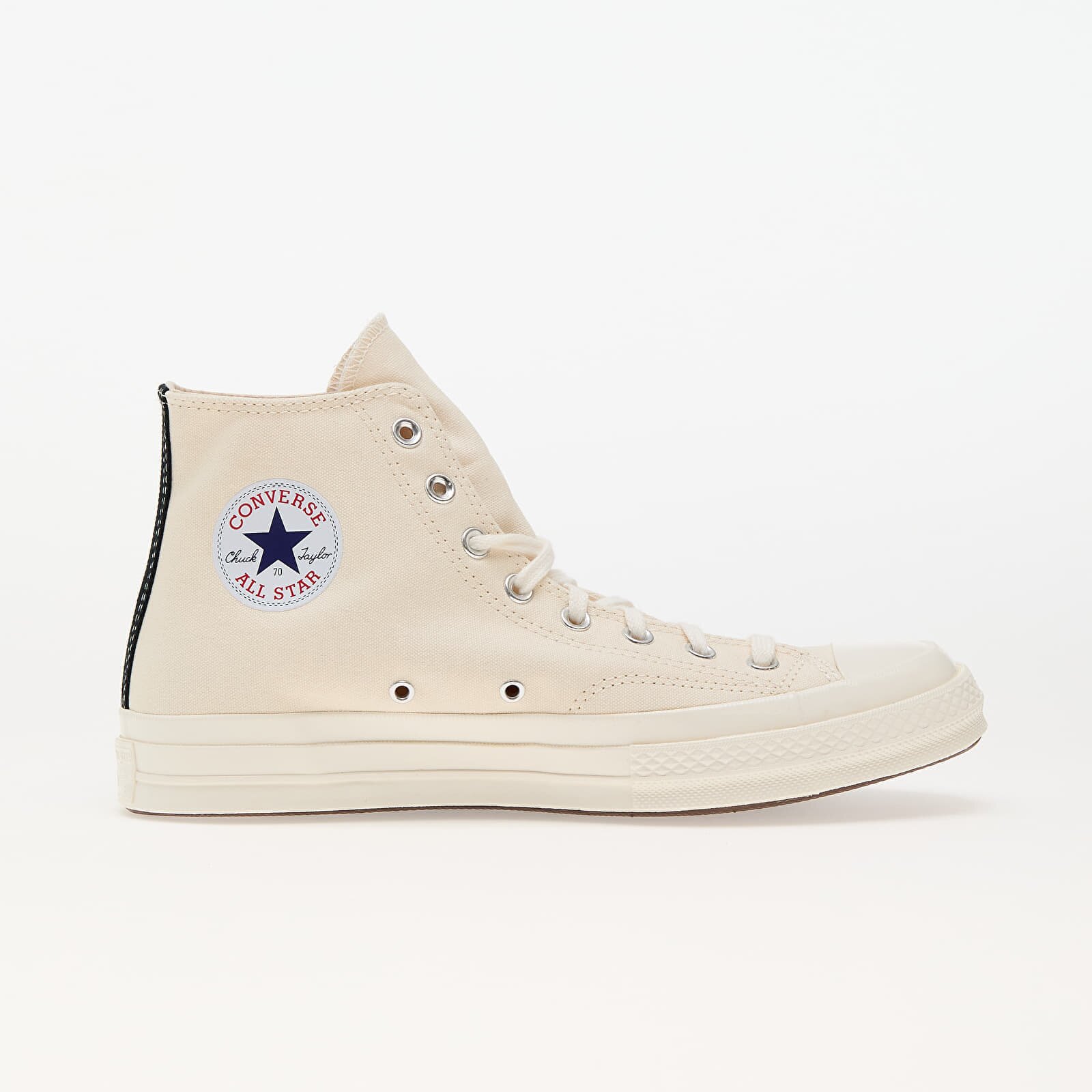 Comme des Garçons PLAY Сникърси Converse x Chuck 70 Hi Milk/ Red/ Black