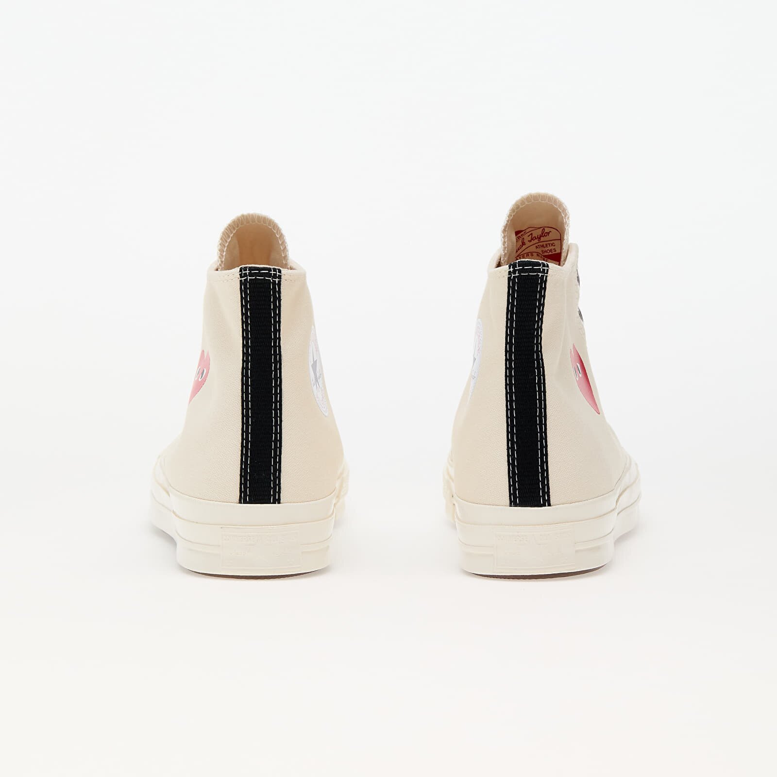 Comme des Garçons PLAY Сникърси Converse x Chuck 70 Hi Milk/ Red/ Black