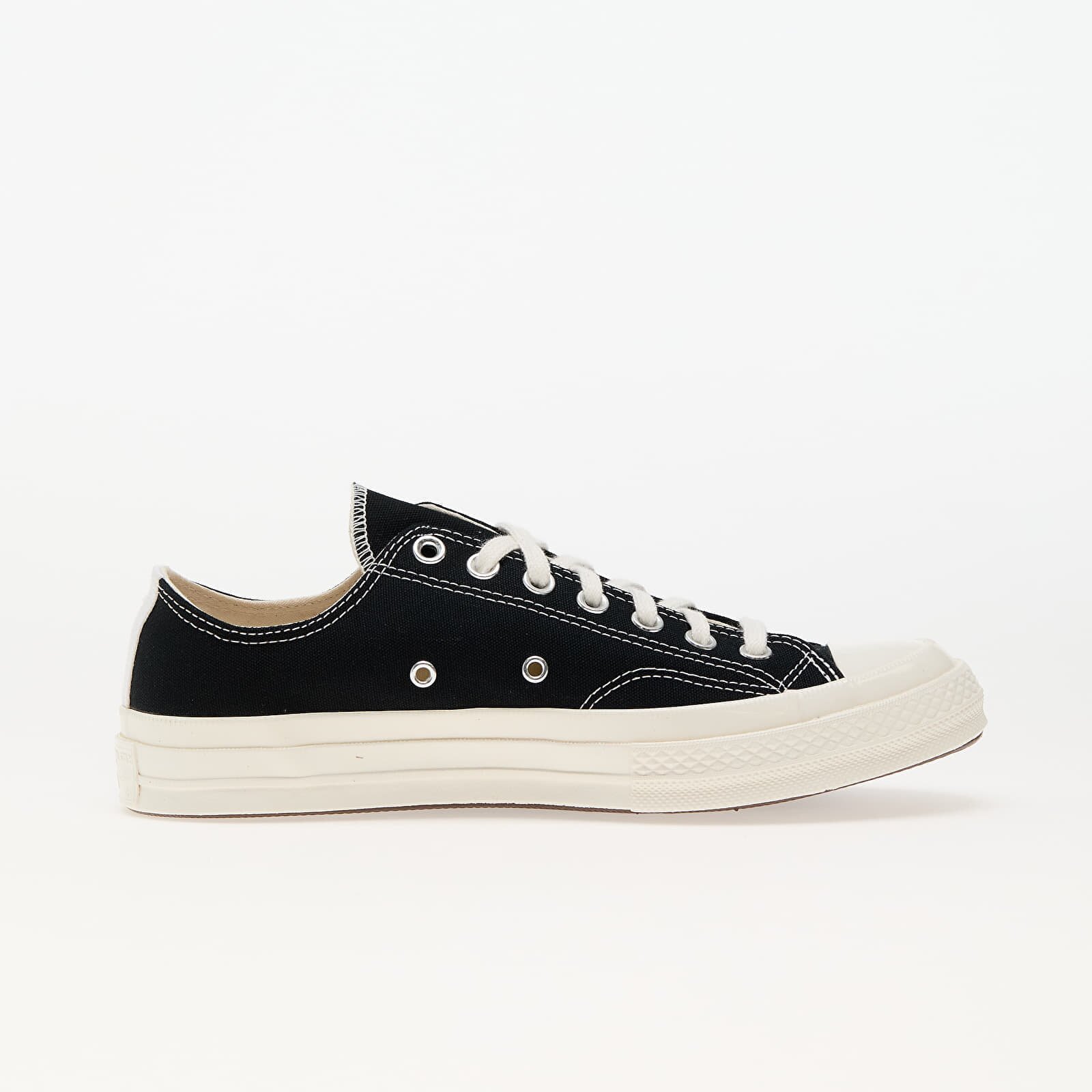 Comme des Garçons PLAY Сникърси Converse x Chuck 70 OX Black/ Egret/ Red