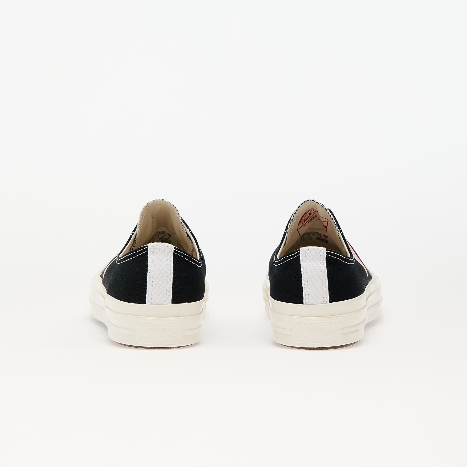 Comme des Garçons PLAY Сникърси Converse x Chuck 70 OX Black/ Egret/ Red