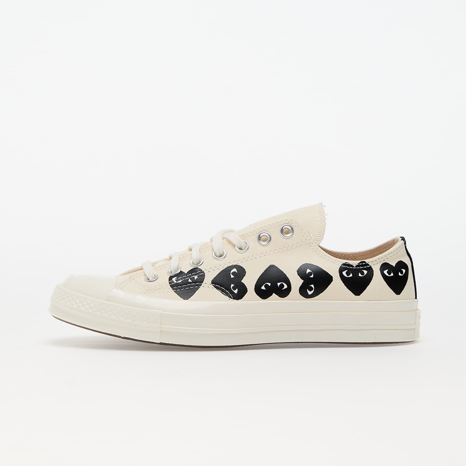 Comme des Garçons PLAY Сникърси Converse x Chuck 70 OX Milk/ Black/ Egret