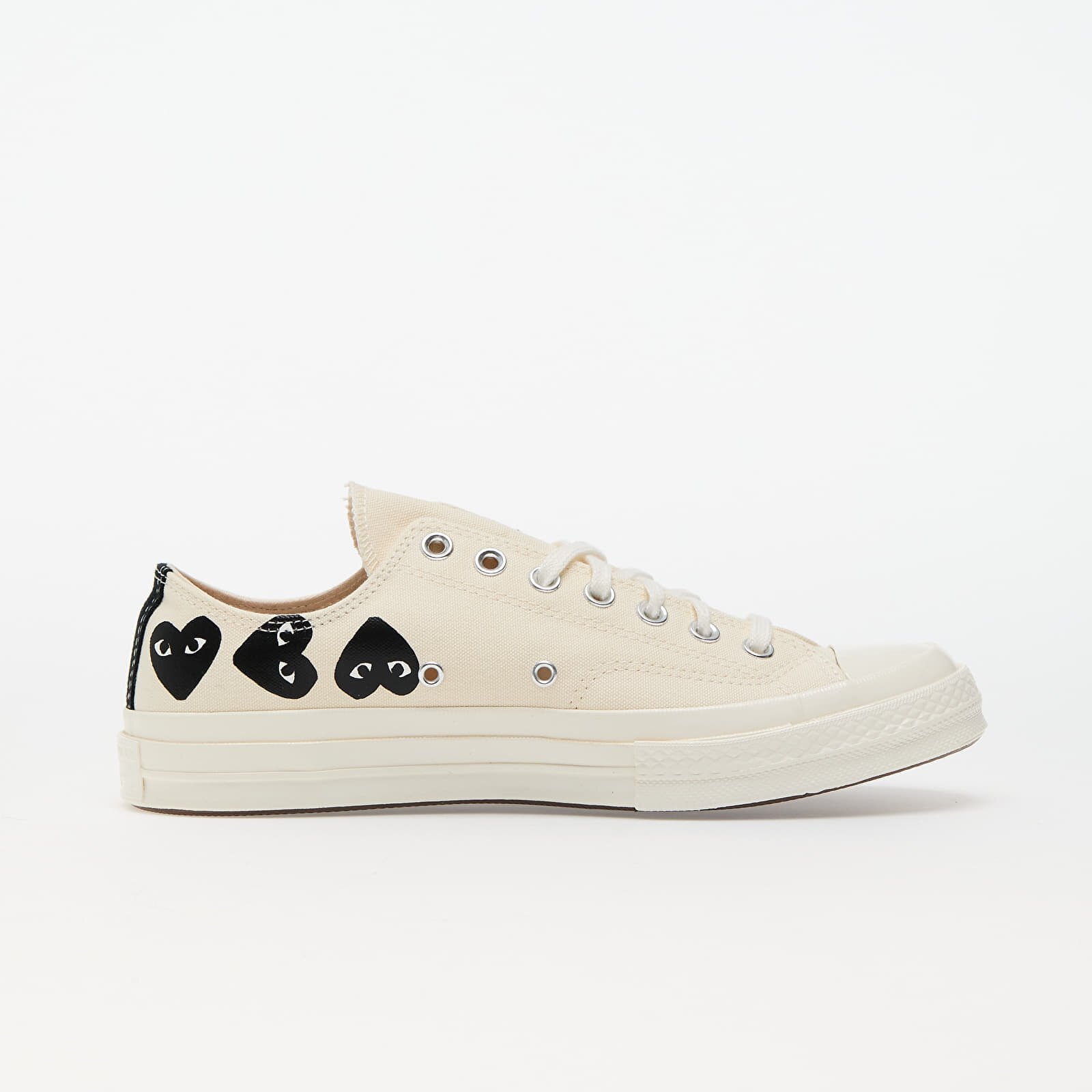 Comme des Garçons PLAY Сникърси Converse x Chuck 70 OX Milk/ Black/ Egret