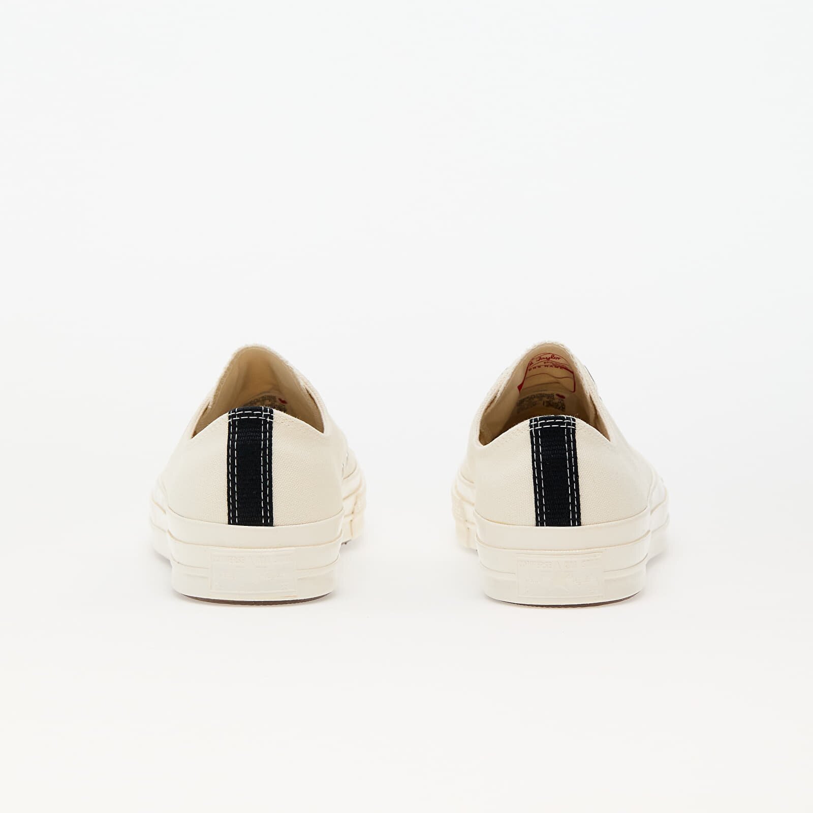 Comme des Garçons PLAY Сникърси Converse x Chuck 70 OX Milk/ Black/ Red