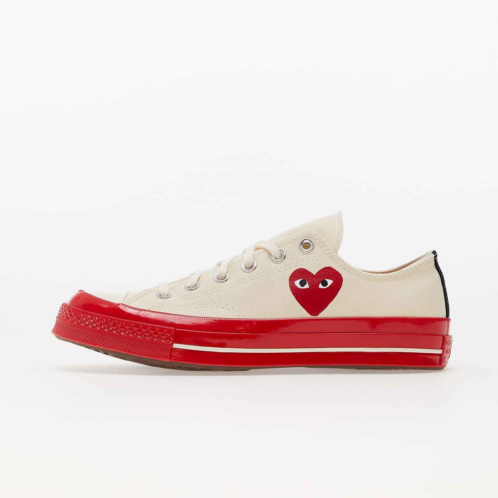 Comme des Garçons PLAY Сникърси Converse x Chuck Taylor 70 Low Top Red Sole White