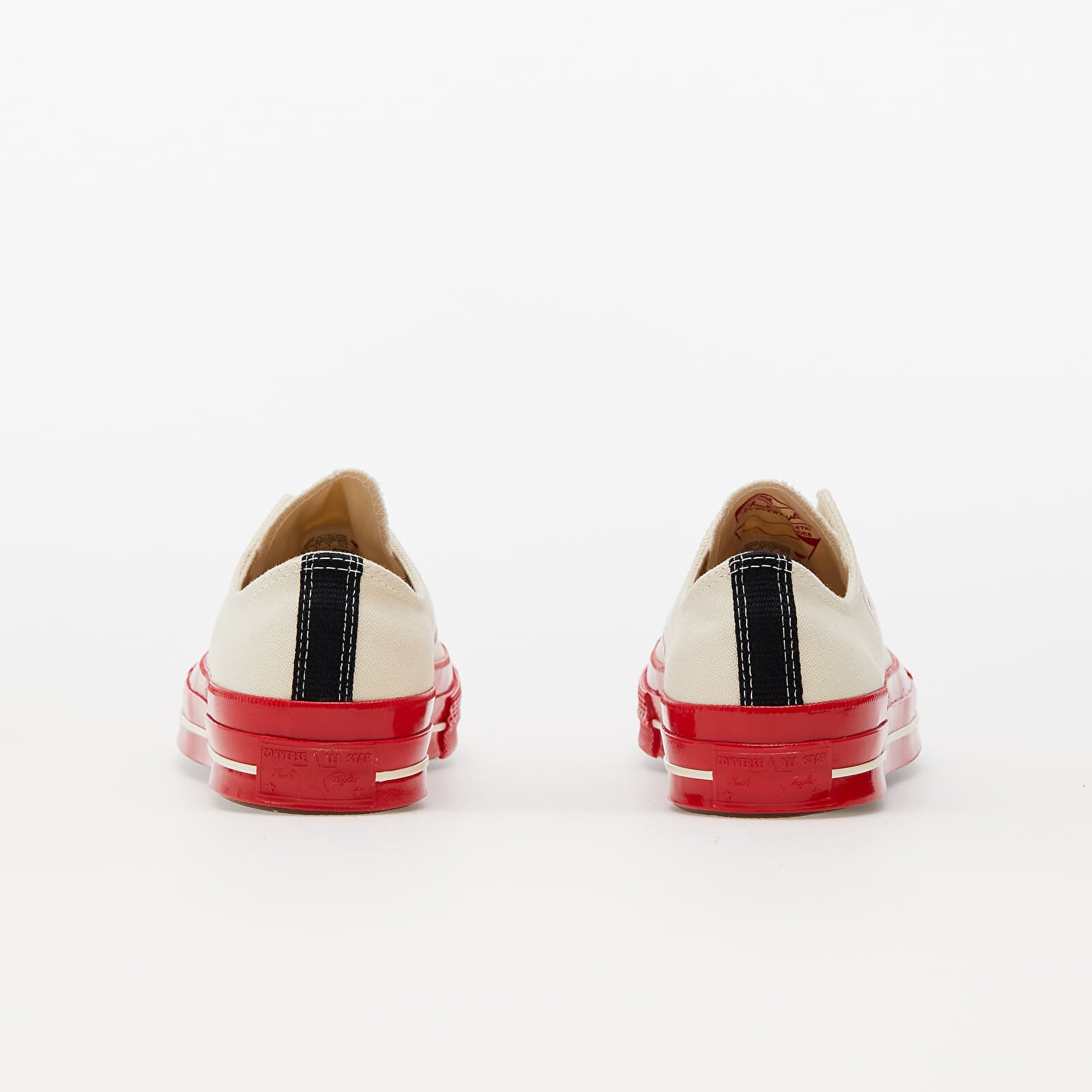 Comme des Garçons PLAY Сникърси Converse x Chuck Taylor 70 Low Top Red Sole White