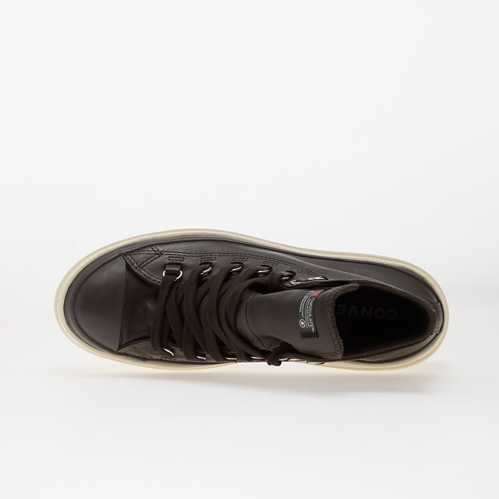 Converse Chuck Taylor All Star Lugged Heel Platform Waterproof Leather Hi Mudguard/ Mudguard/ Egret