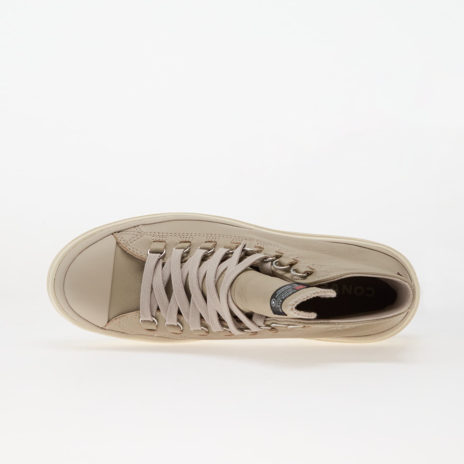 Converse Chuck Taylor All Star Lugged Heel Platform Waterproof Leather Hi Papyrus/ Papyrus/ Egret