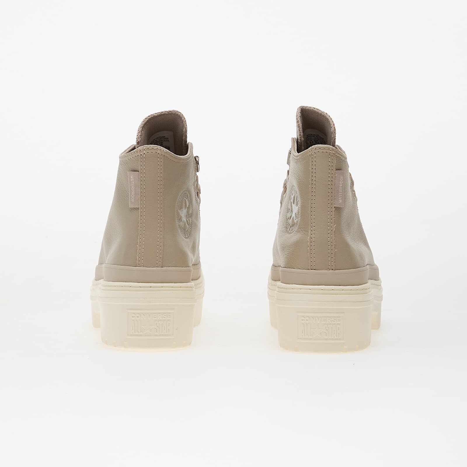 Converse Chuck Taylor All Star Lugged Heel Platform Waterproof Leather Hi Papyrus/ Papyrus/ Egret
