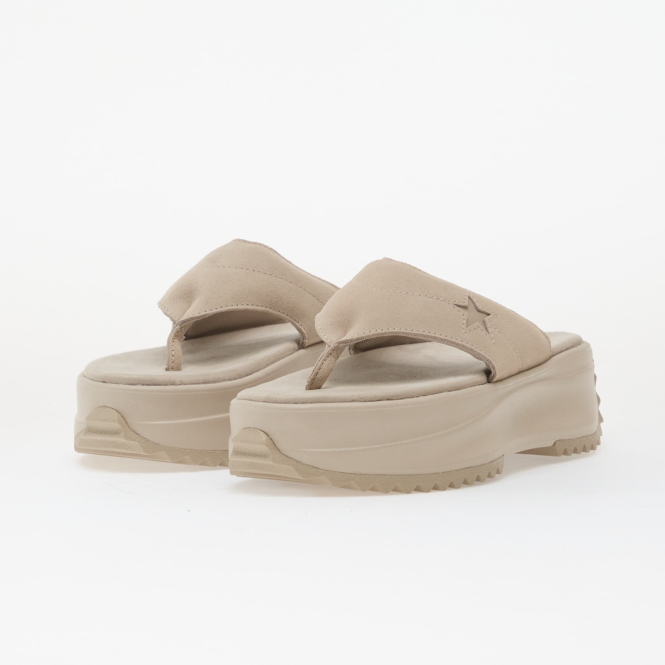 Converse Обувки Run Star Sandal Platform Suede Papyrus