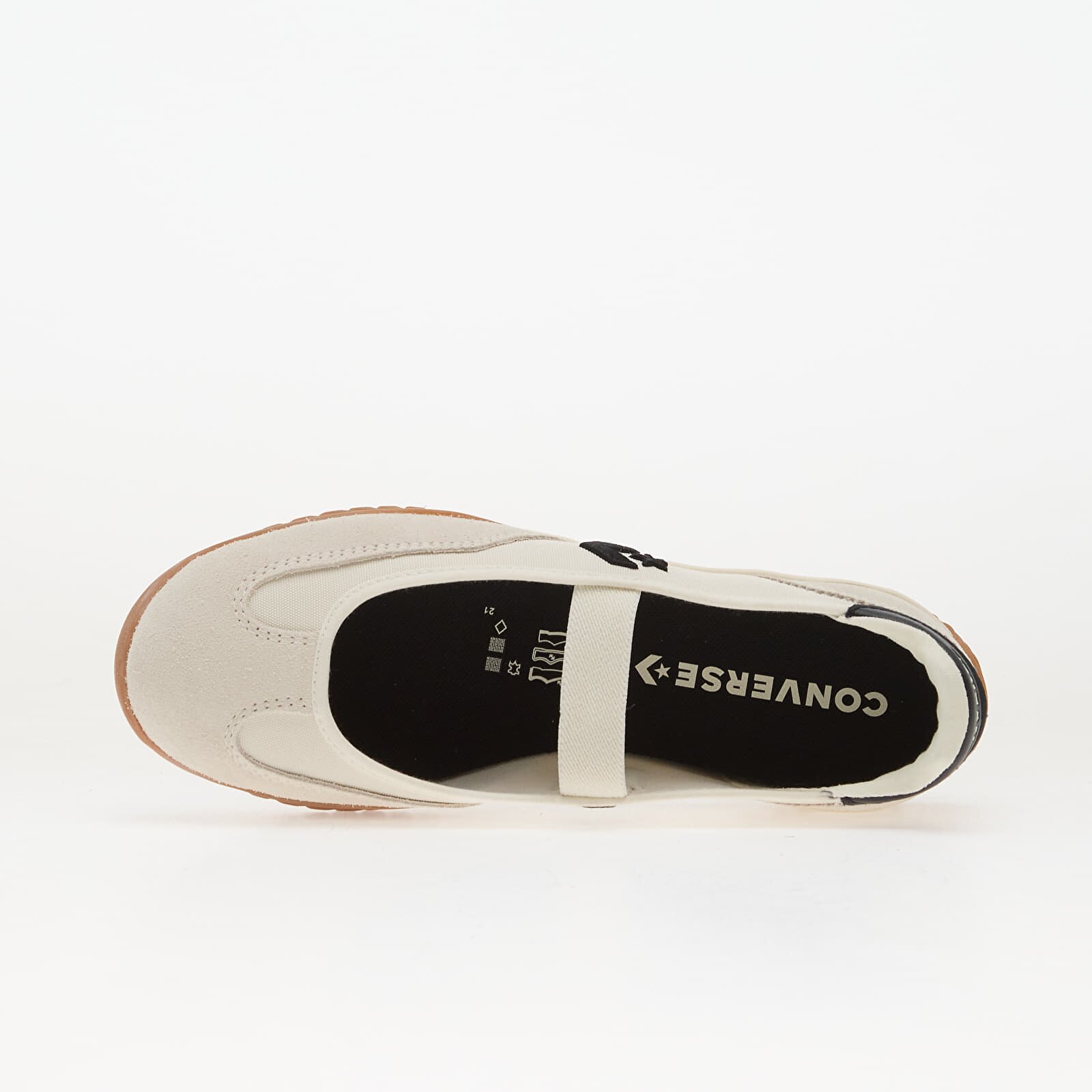Converse Обувки Run Star Trainer Ballet Flat Egret/ Black/ Gum