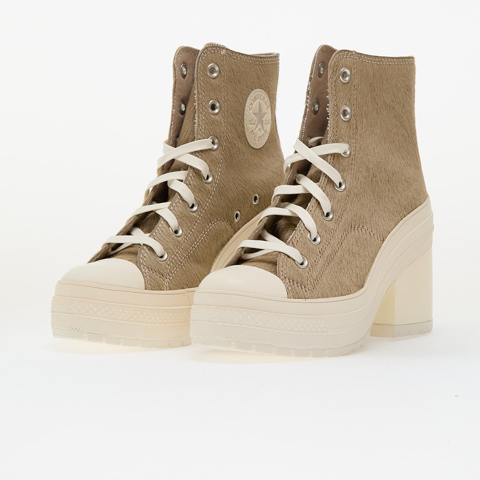 Converse Сникърси Chuck 70 De Luxe Heel Hi Warm Clay/ Egret