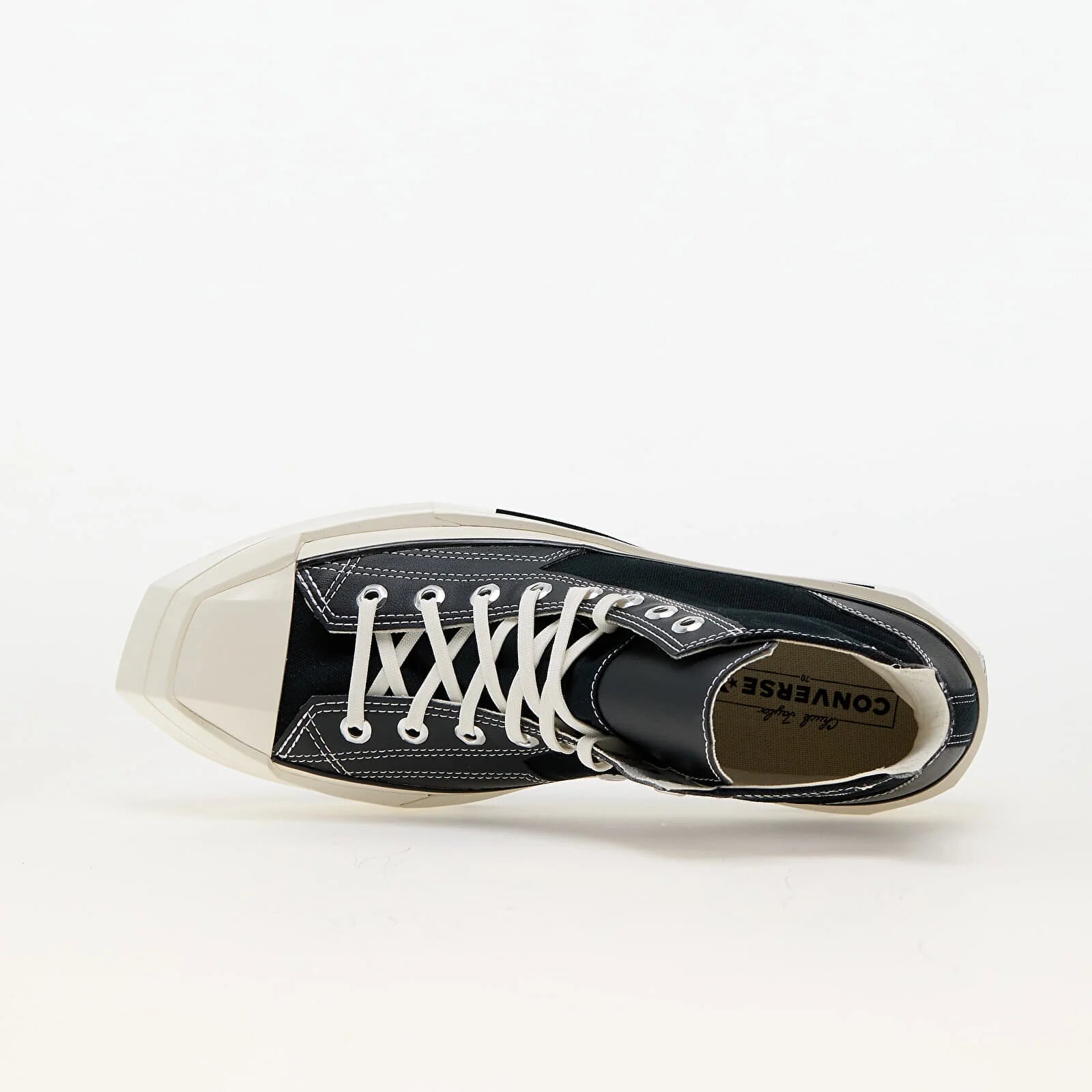 Converse Сникърси Chuck 70 De Luxe Squared Black/ Black/ Egret